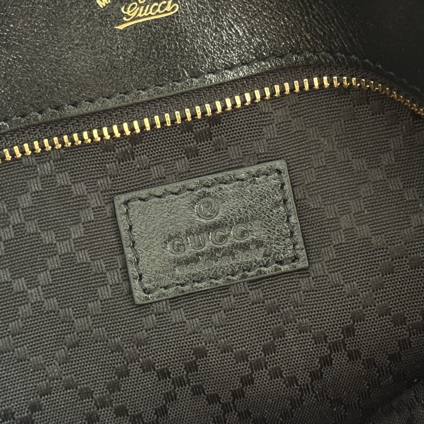 Gucci Tote Bag Canvas Brown