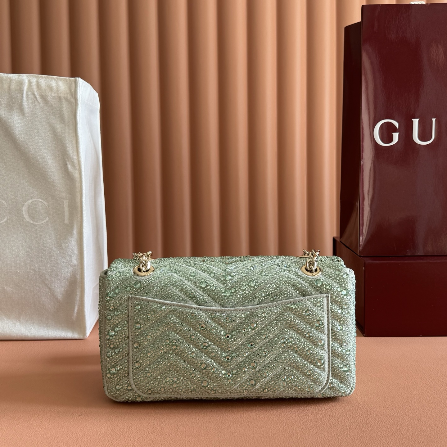 Gucci Shoulder Bag Silver M