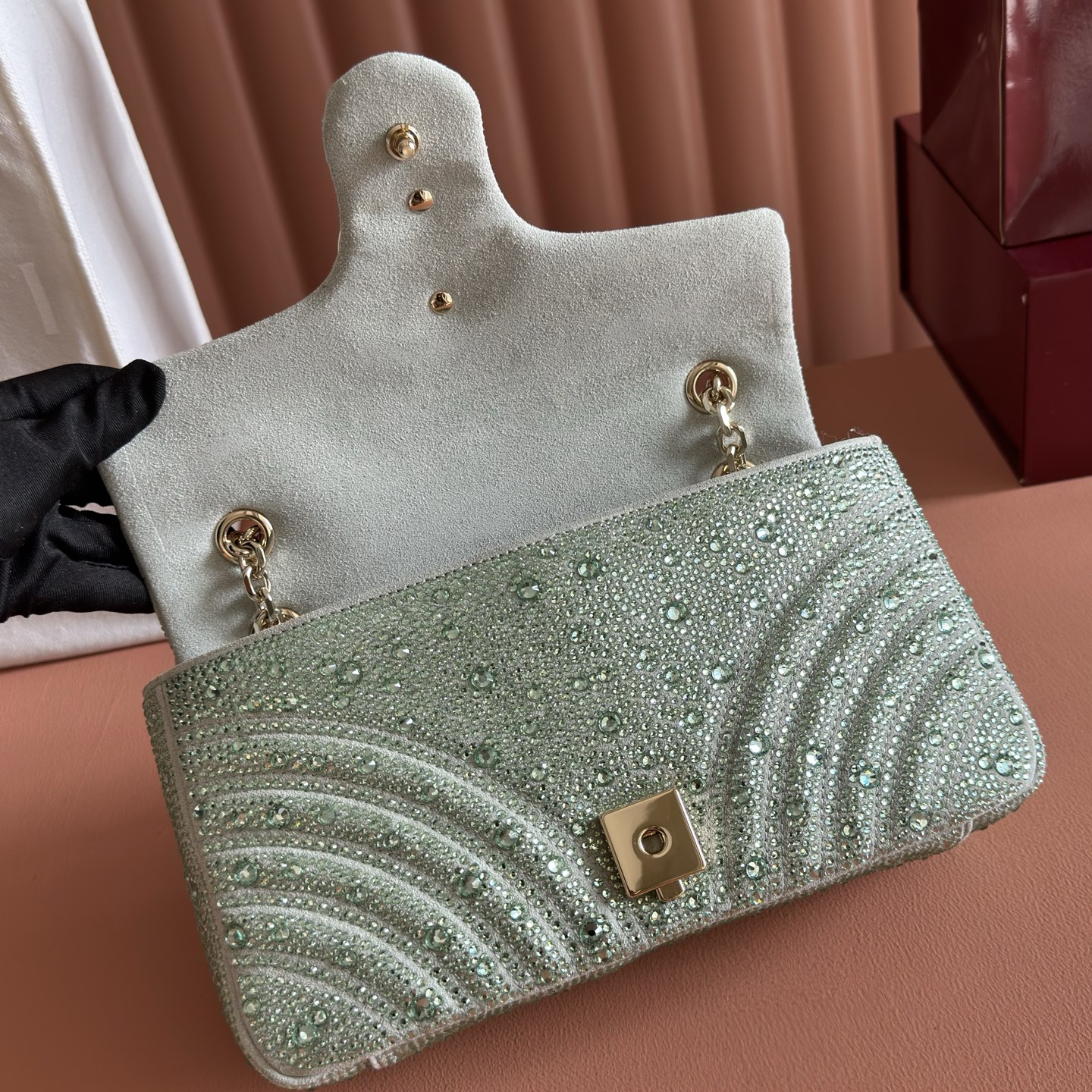 Gucci Shoulder Bag Silver M