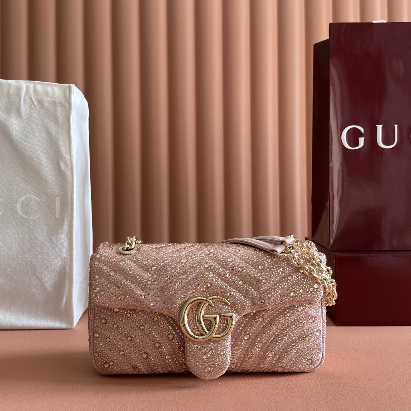 Gucci Shoulder Bag Silver M