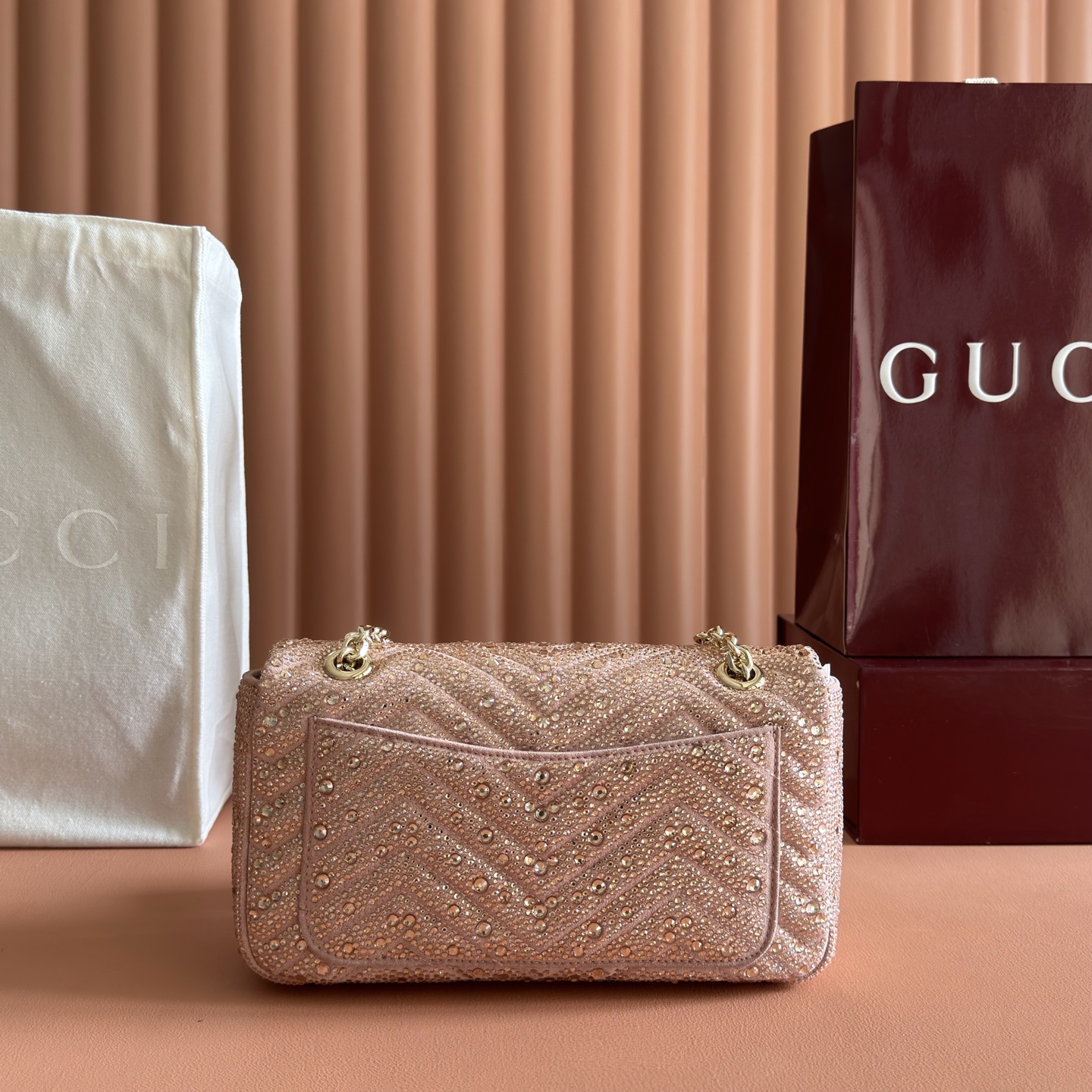 Gucci Shoulder Bag Silver M