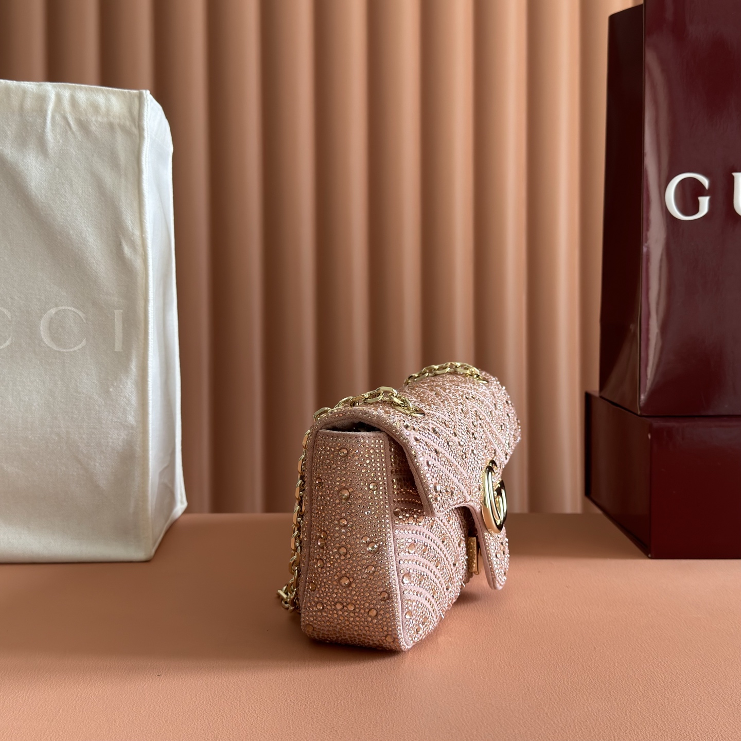 Gucci Shoulder Bag Silver M