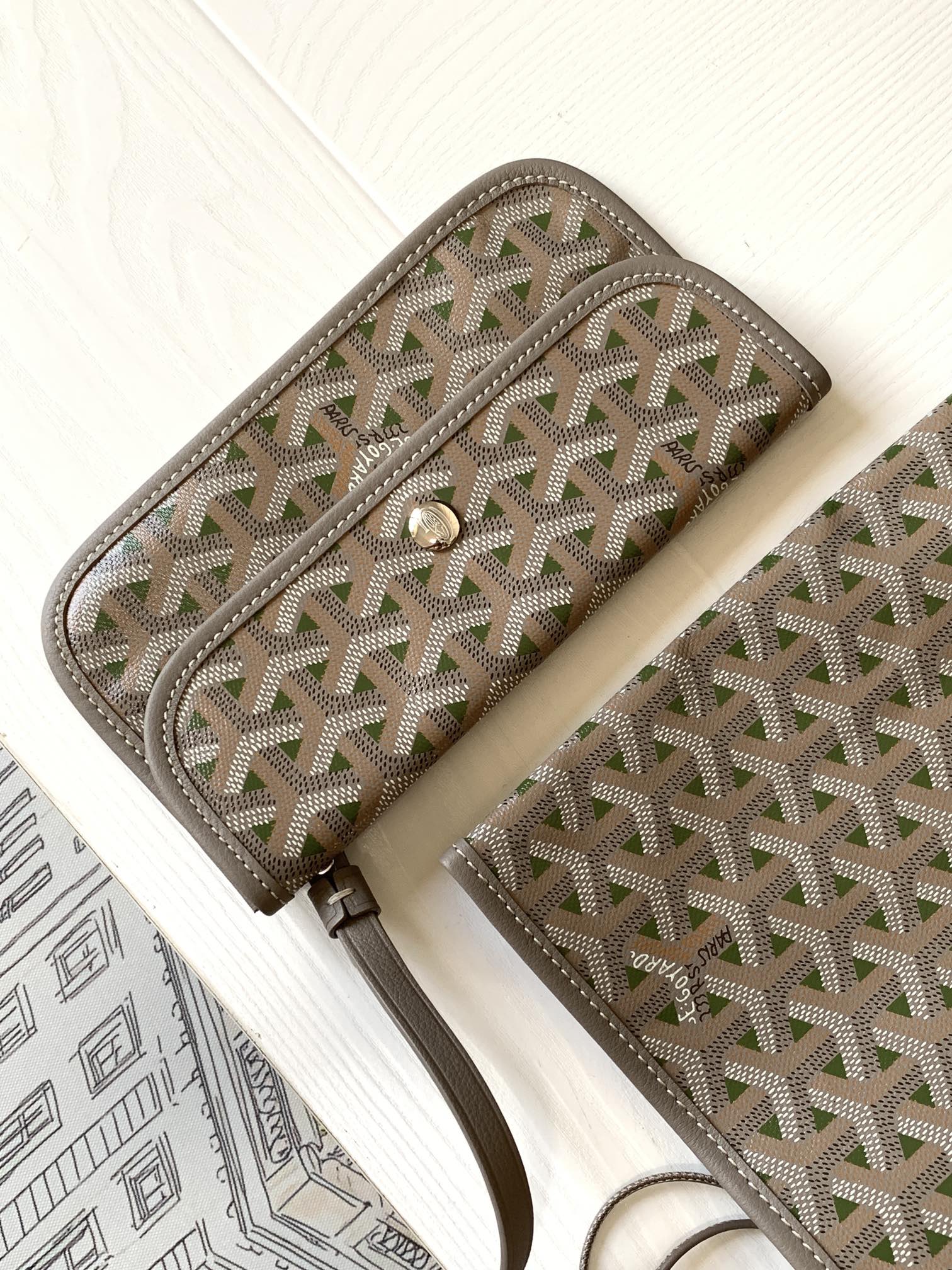 Goyard Basic Bag Canvas Pink M-l-s