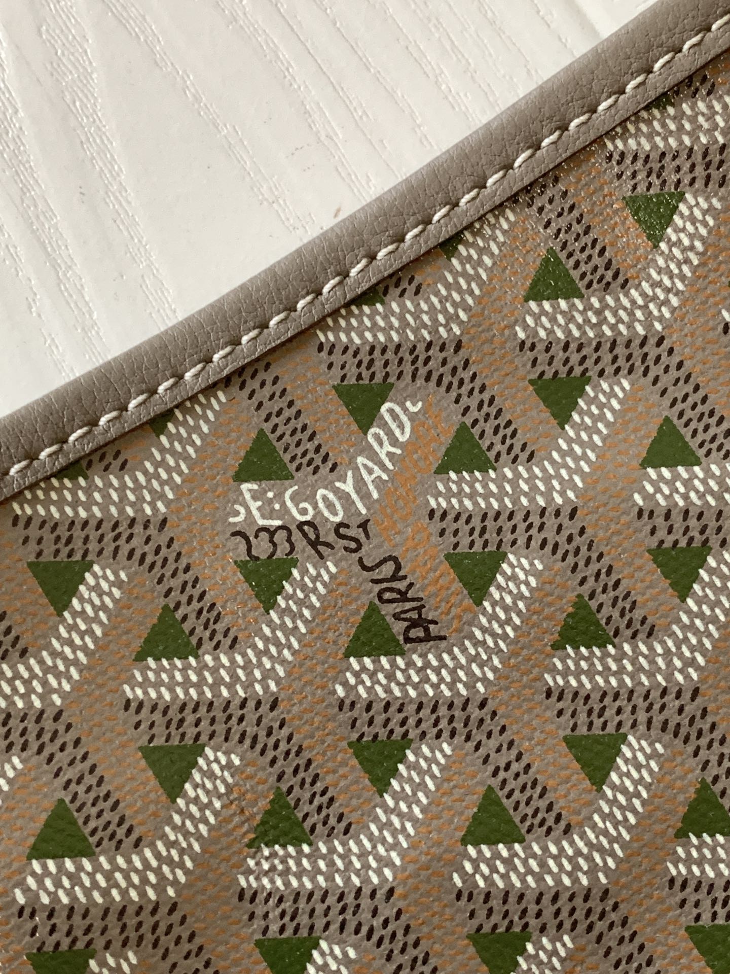 Goyard Basic Bag Canvas Pink M-l-s