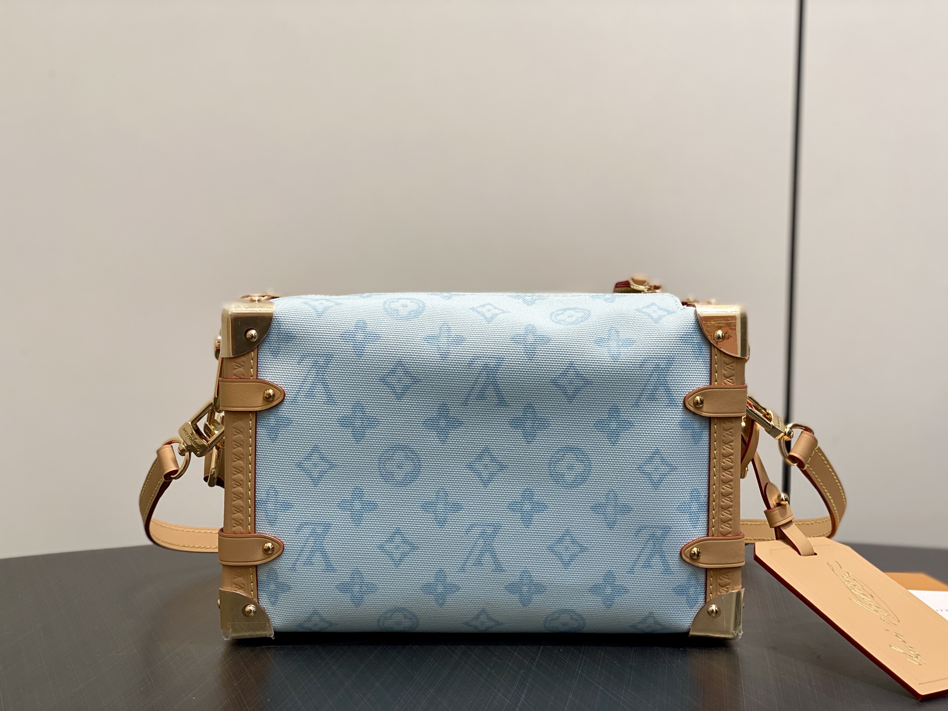 Louis Vuitton Basic Bag Cow Leather Gold M-l-s