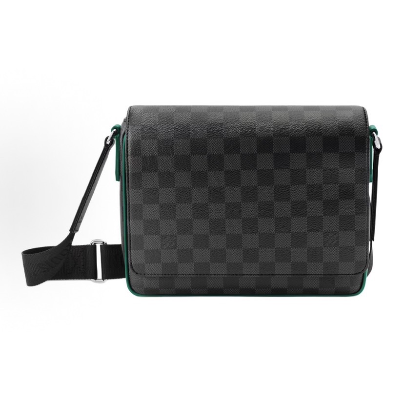 Louis Vuitton Messenger Bag Canvas Blue M-s