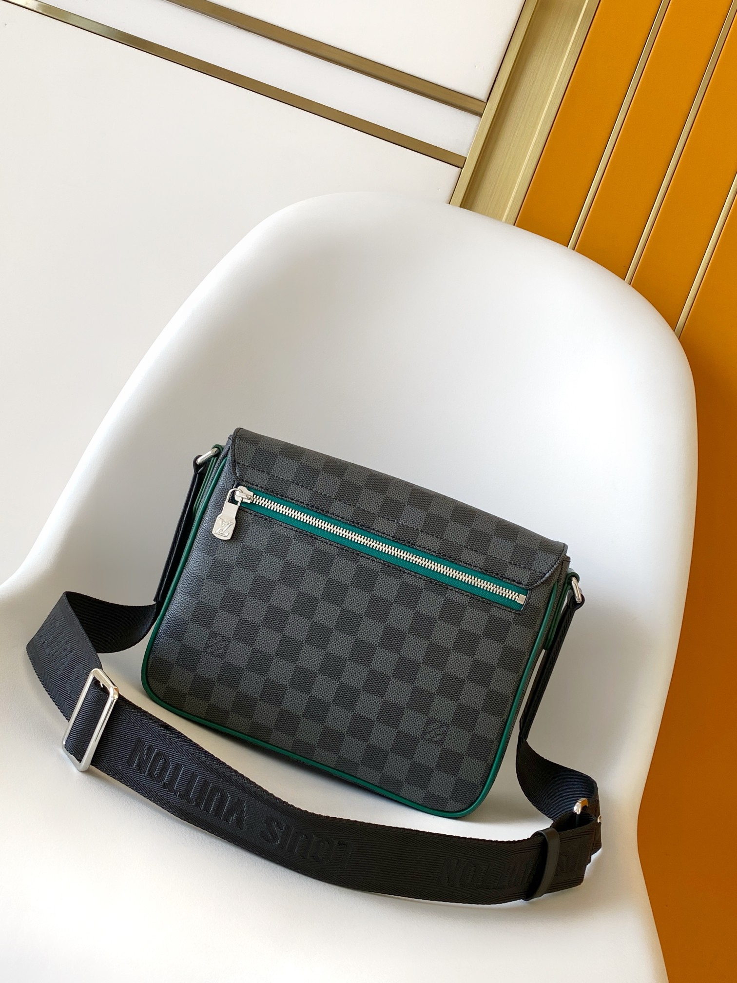 Louis Vuitton Messenger Bag Canvas Blue M-s