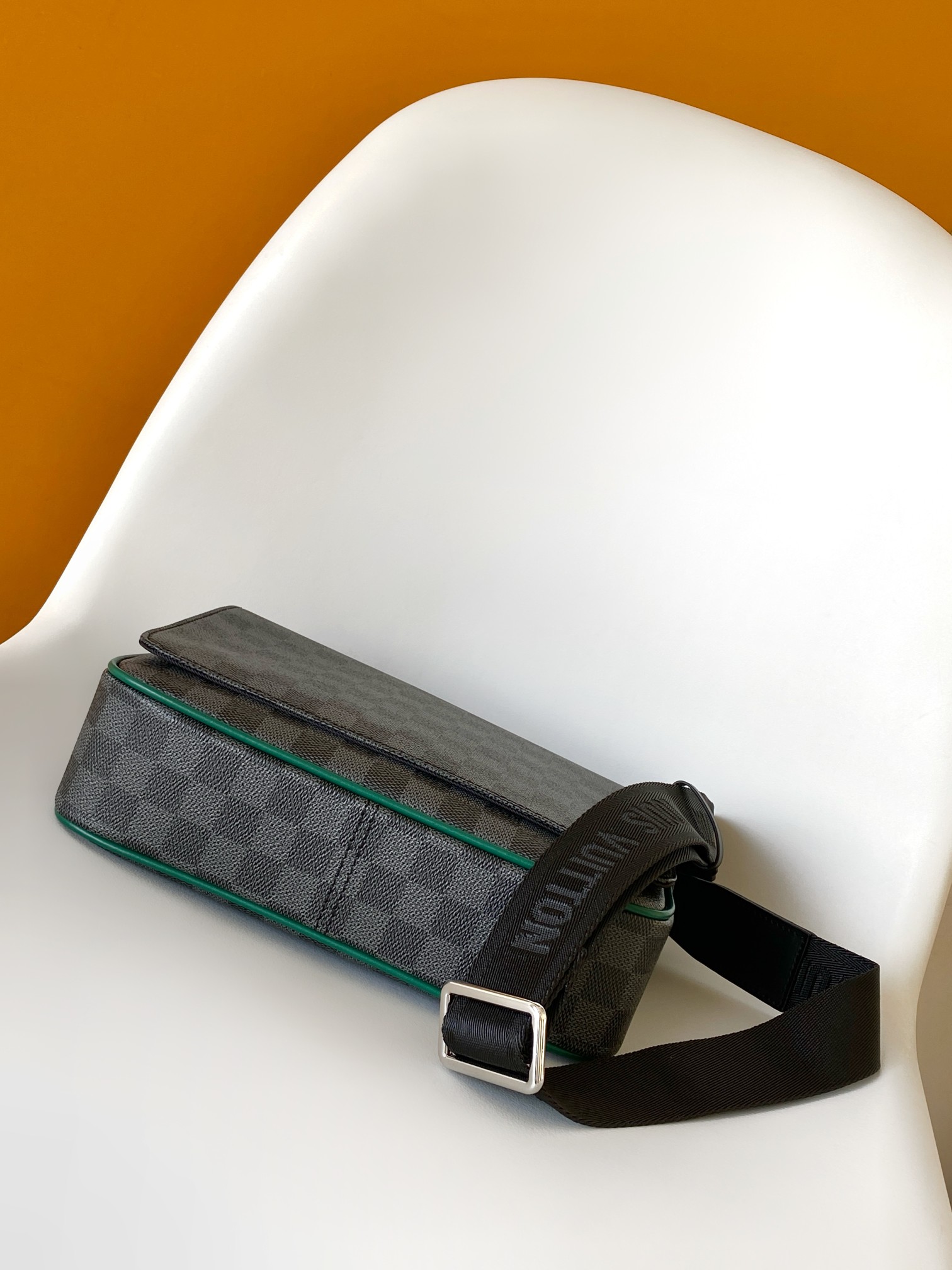 Louis Vuitton Messenger Bag Canvas Blue M-s