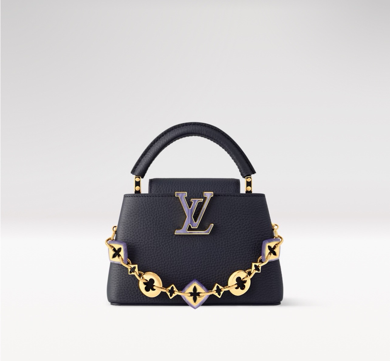 Louis Vuitton Basic Bag Cow Leather Black M-l-s