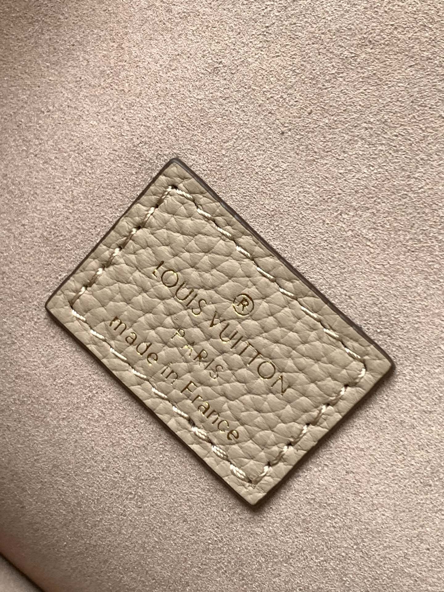 Louis Vuitton Basic Bag Cow Leather Blue M