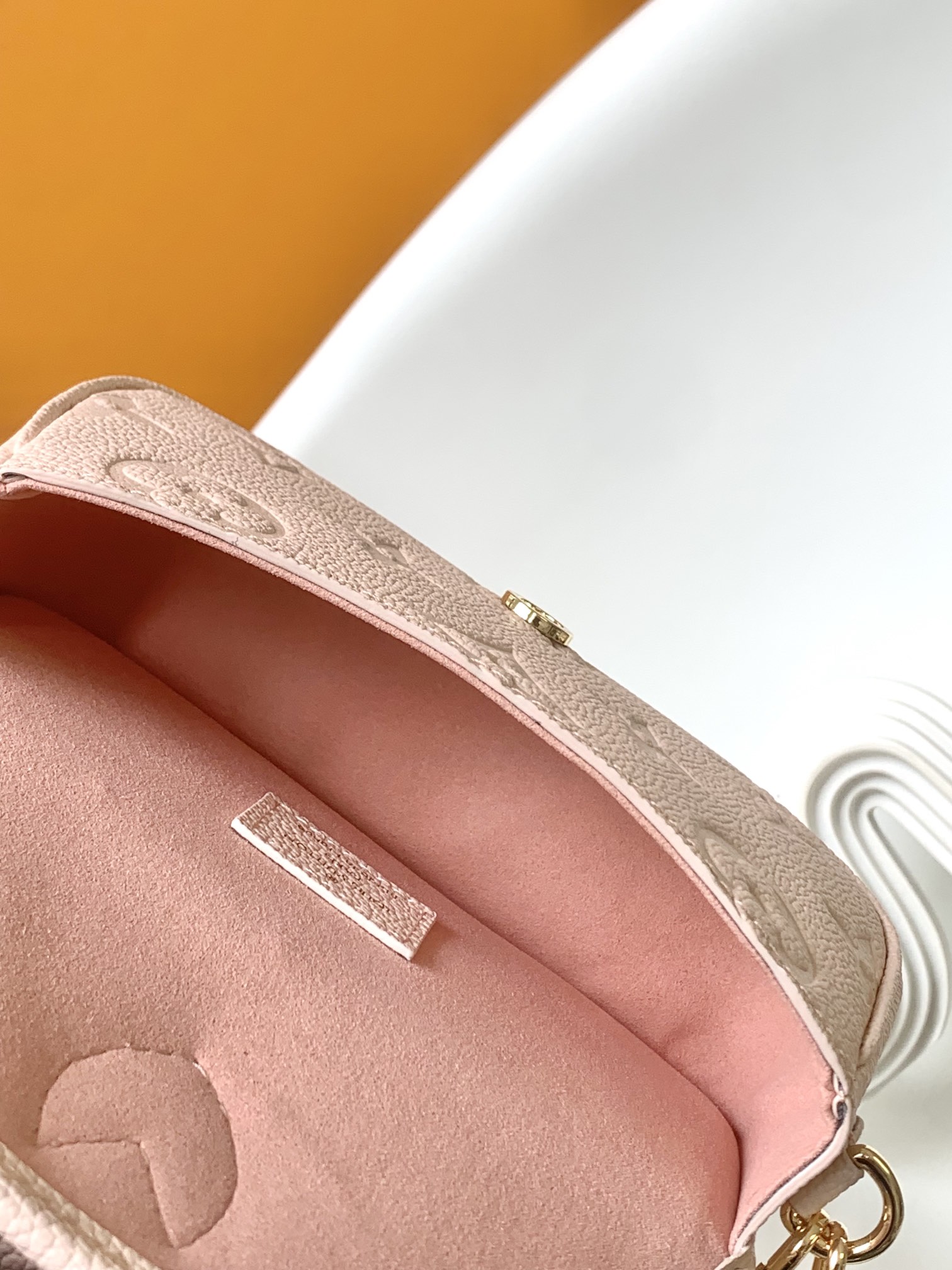 Louis Vuitton Basic Bag Cow Leather Blue M