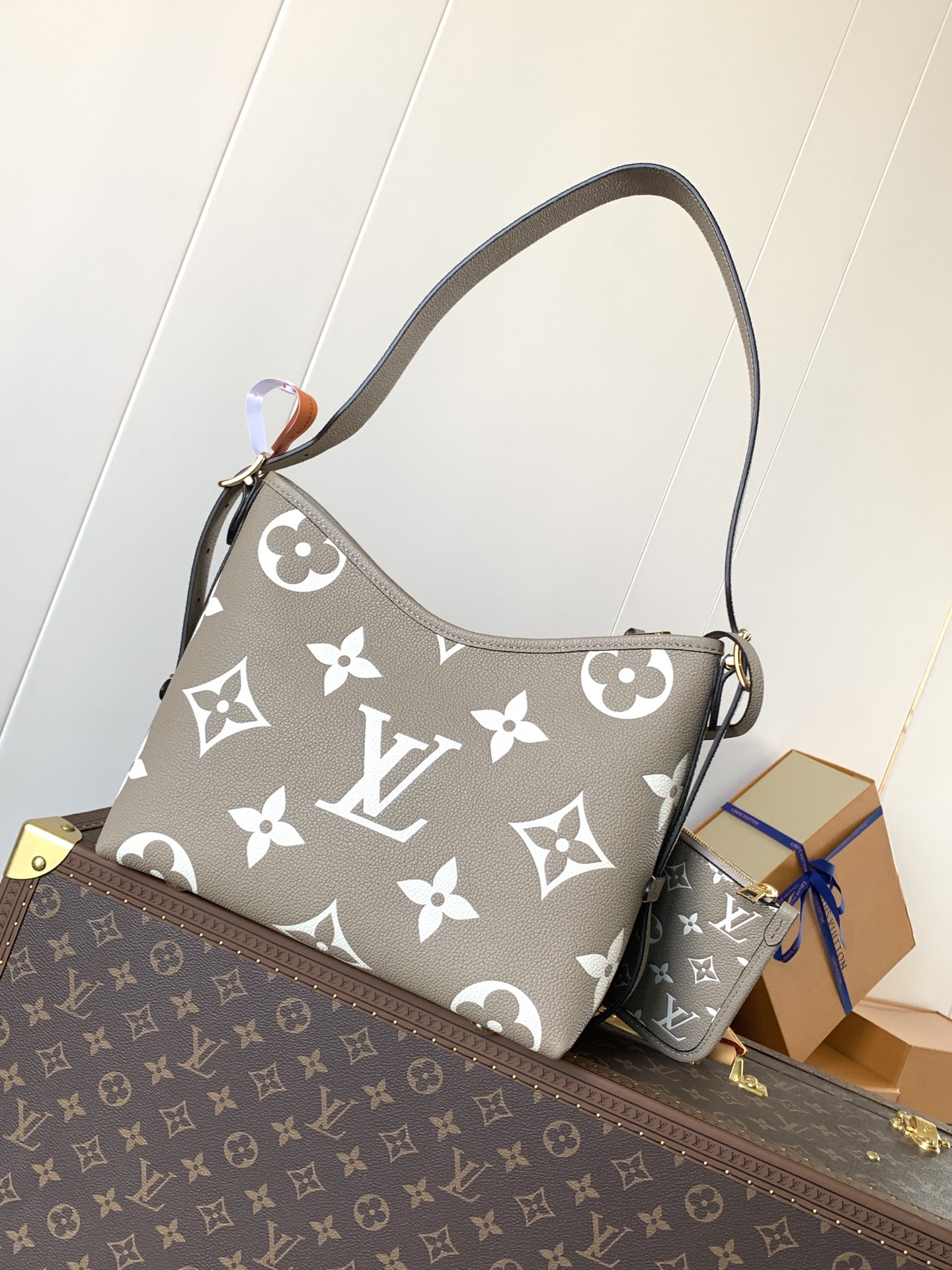 Louis Vuitton Basic Bag Cow Leather M-l