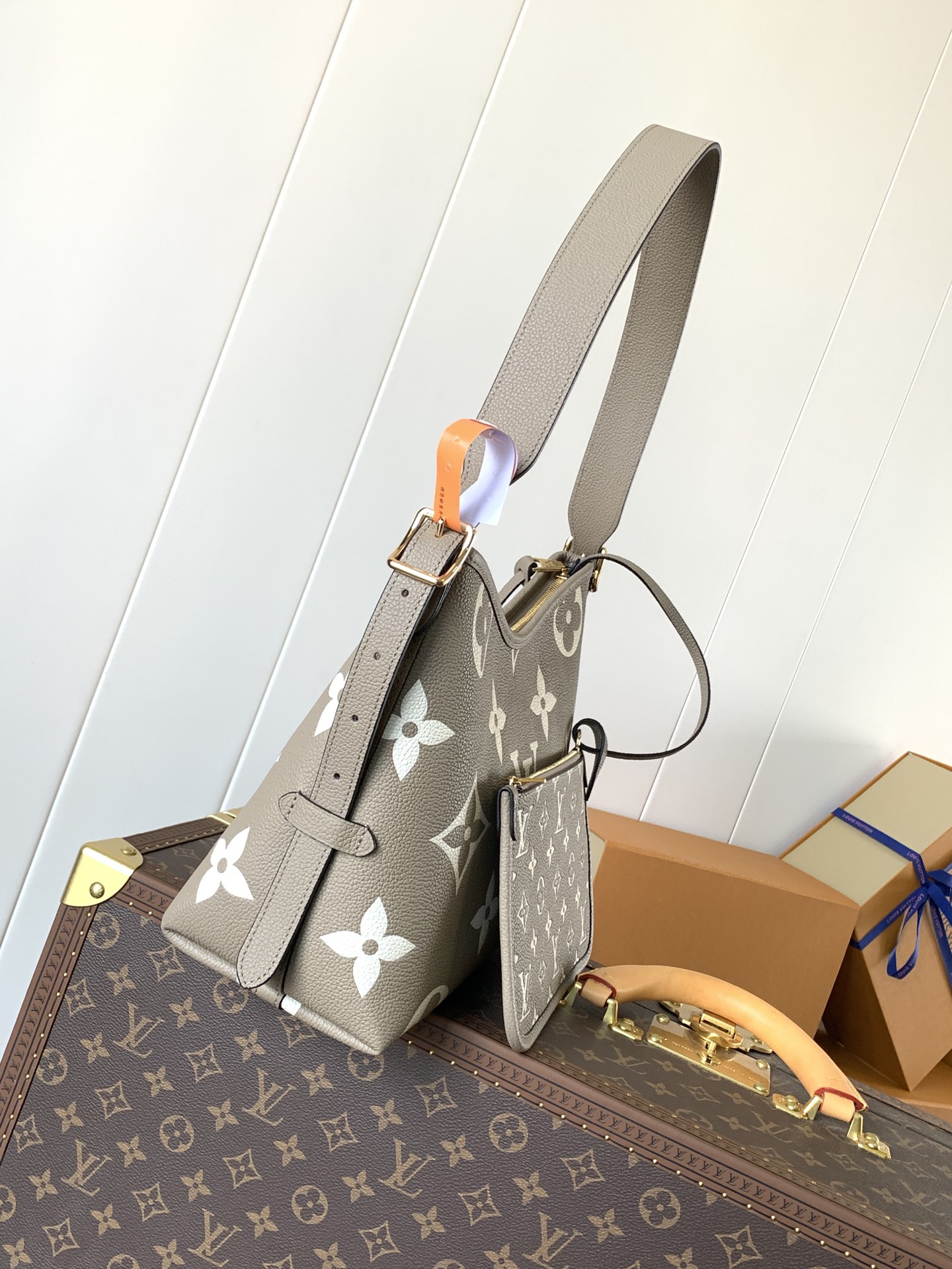 Louis Vuitton Basic Bag Cow Leather M-l