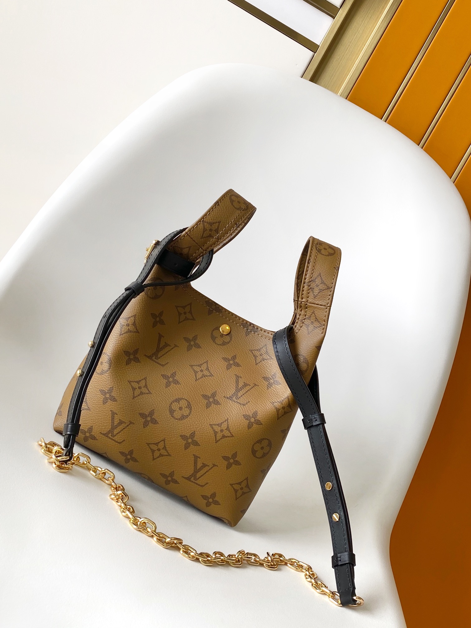 Louis Vuitton Tote Bag Cow Leather M-l-s