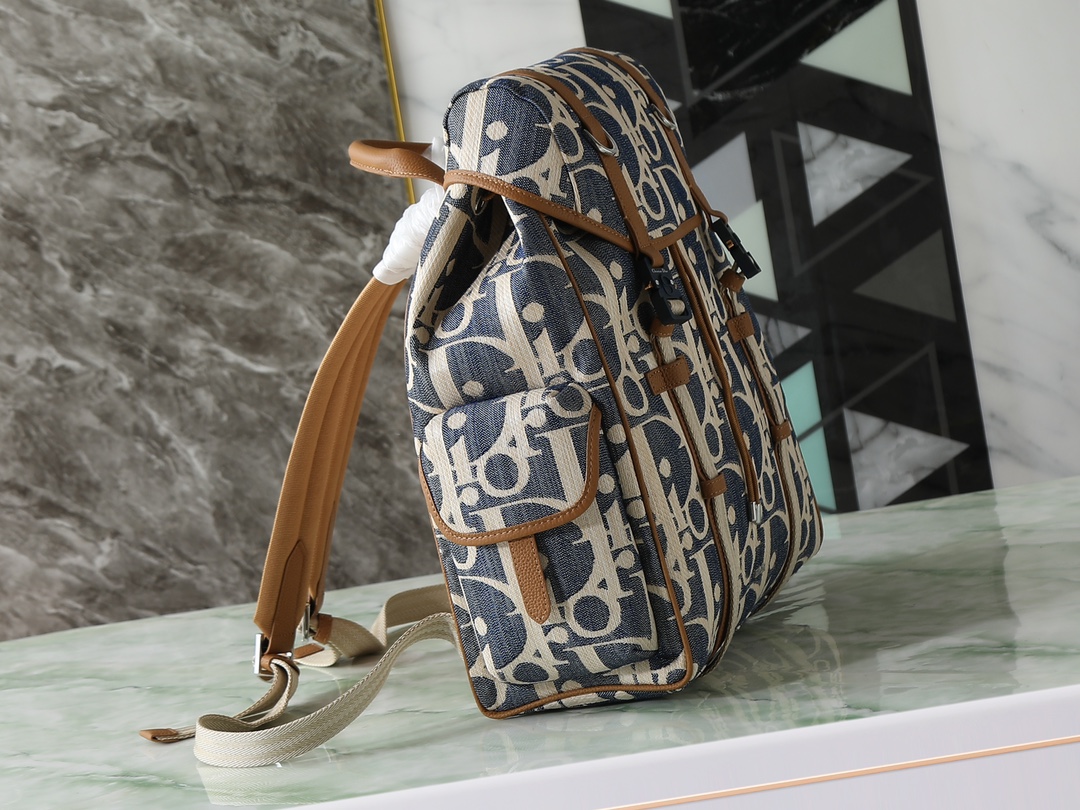 Dior Shoulder Bag Cow Leather Brown L