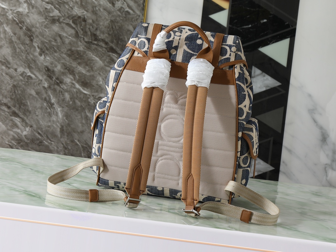 Dior Shoulder Bag Cow Leather Brown L