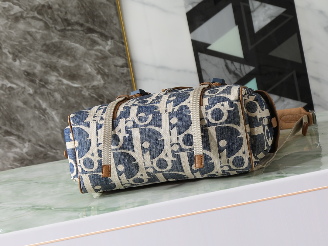 Dior Shoulder Bag Cow Leather Brown L