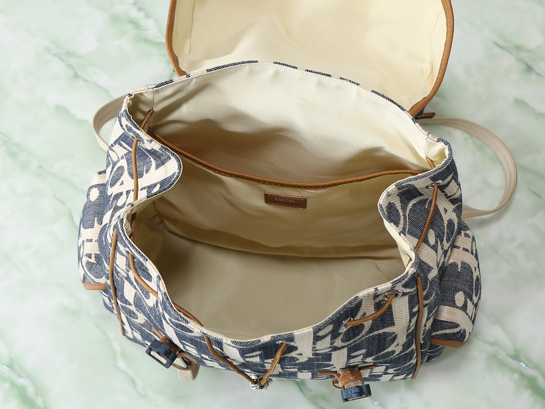 Dior Shoulder Bag Cow Leather Brown L