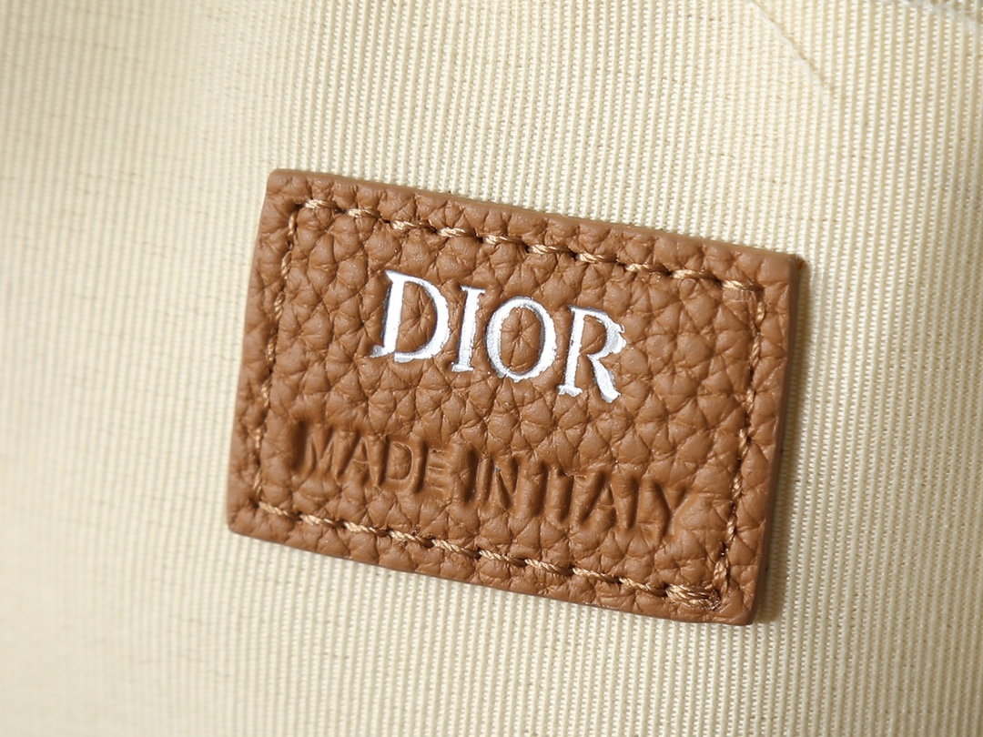 Dior Shoulder Bag Cow Leather Brown L