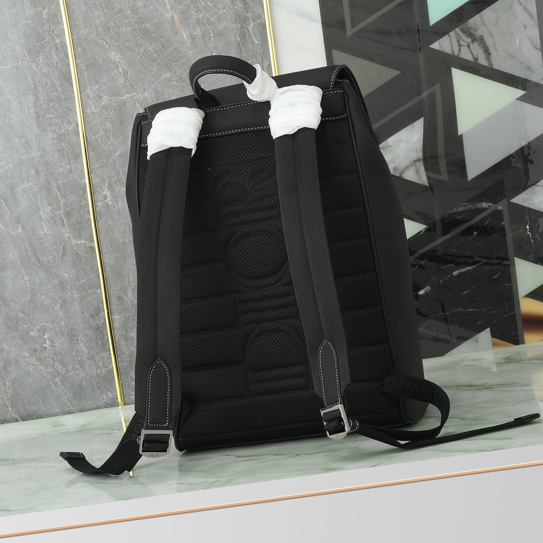 Dior Shoulder Bag Cow Leather Black