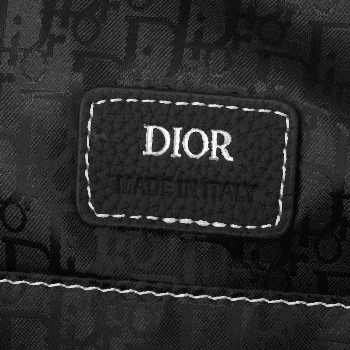 Dior Shoulder Bag Cow Leather Black