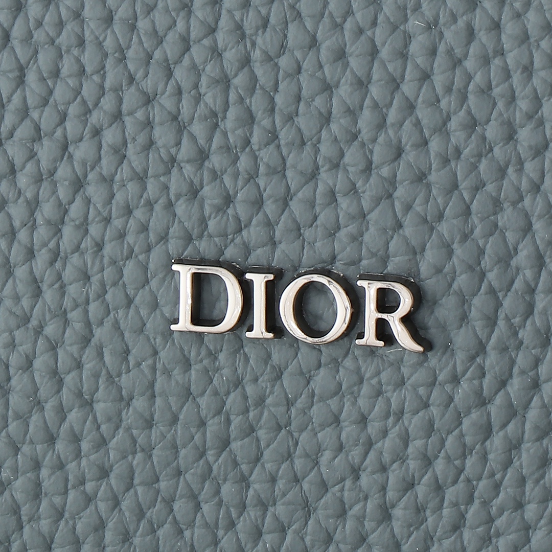 Dior Shoulder Bag Cow Leather Gray L