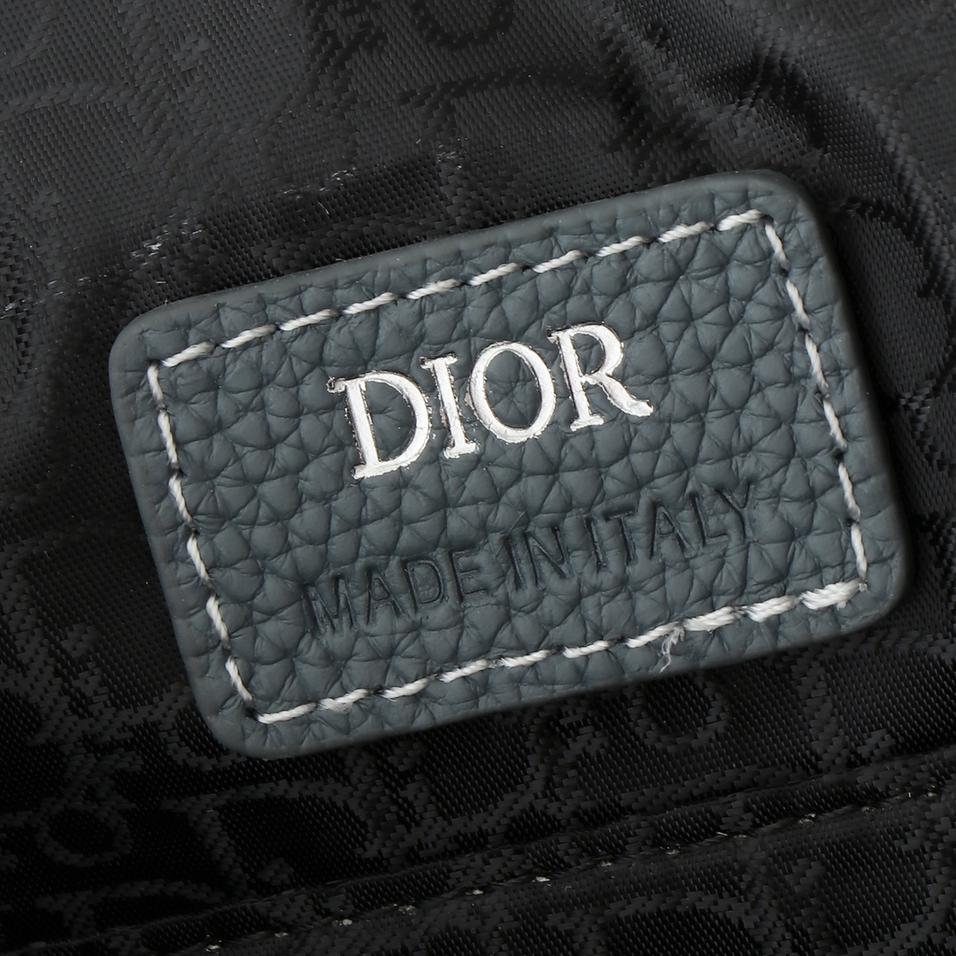 Dior Shoulder Bag Cow Leather Gray L