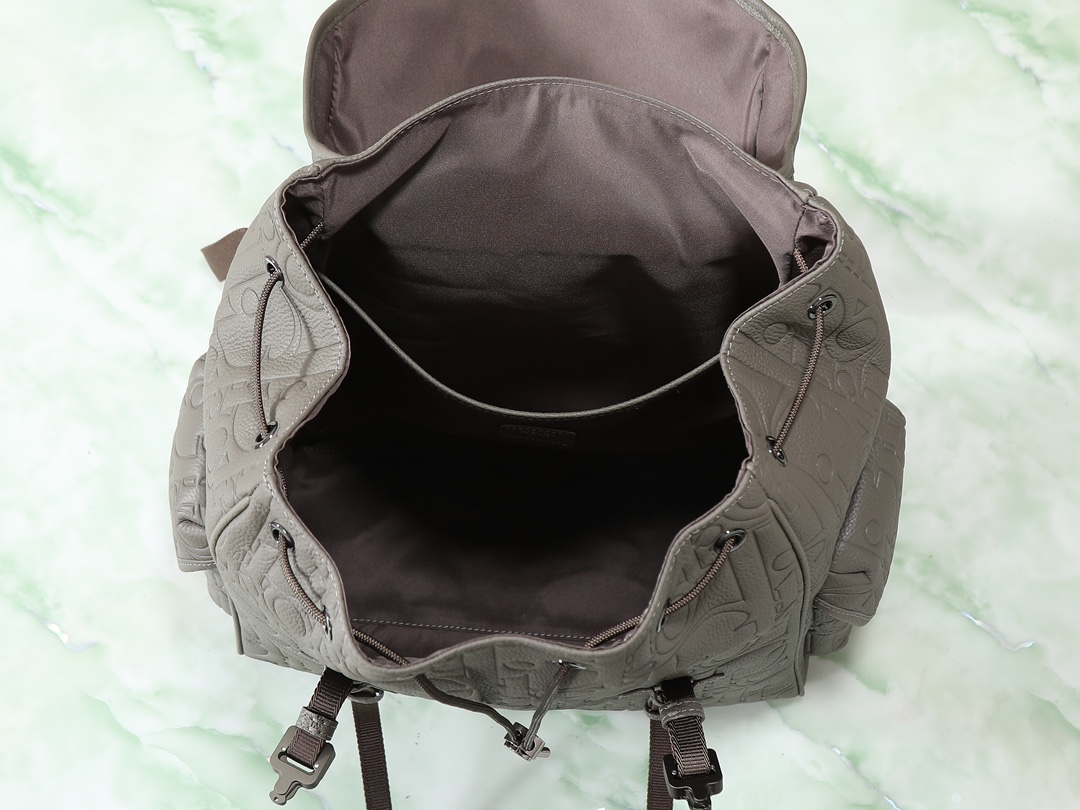 Dior Shoulder Bag Cow Leather Gray L-s-205l