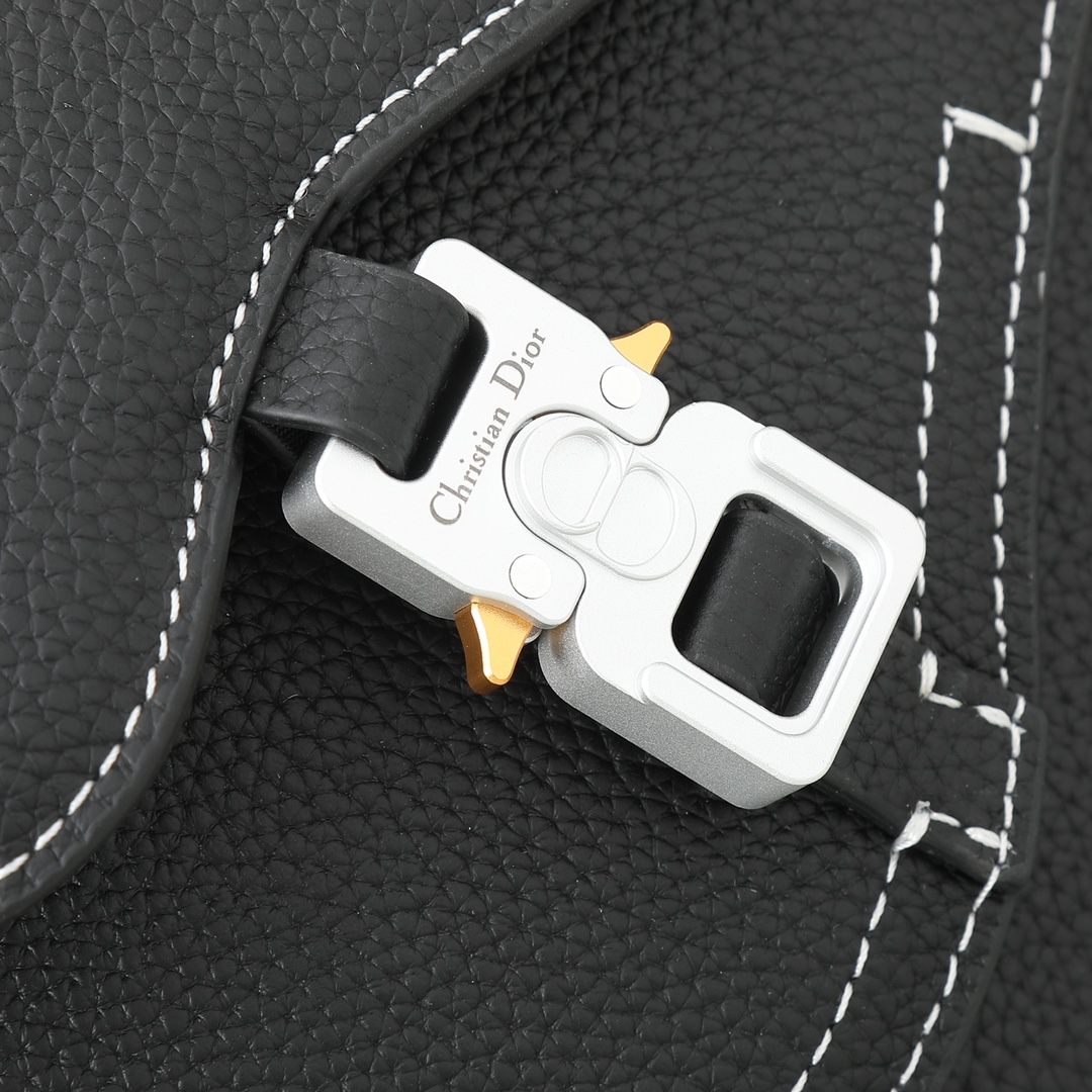 Dior Messenger Bag Cow Leather Black S