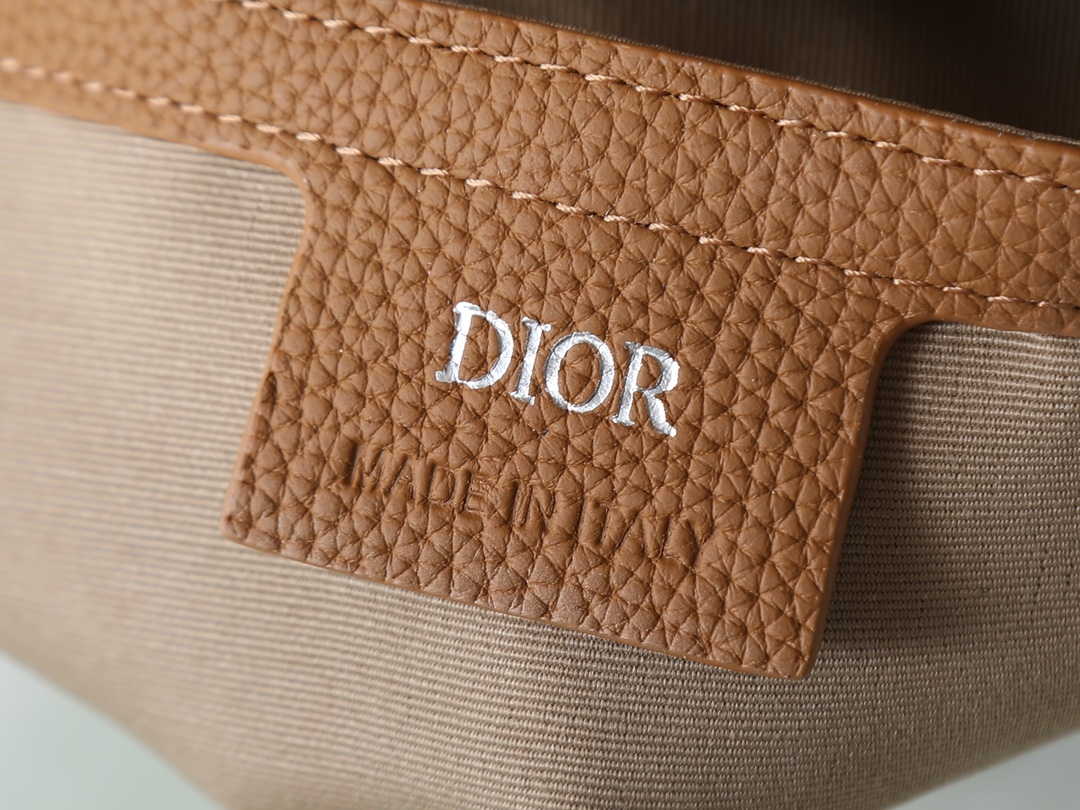Dior Messenger Bag Cow Leather Brown M-l