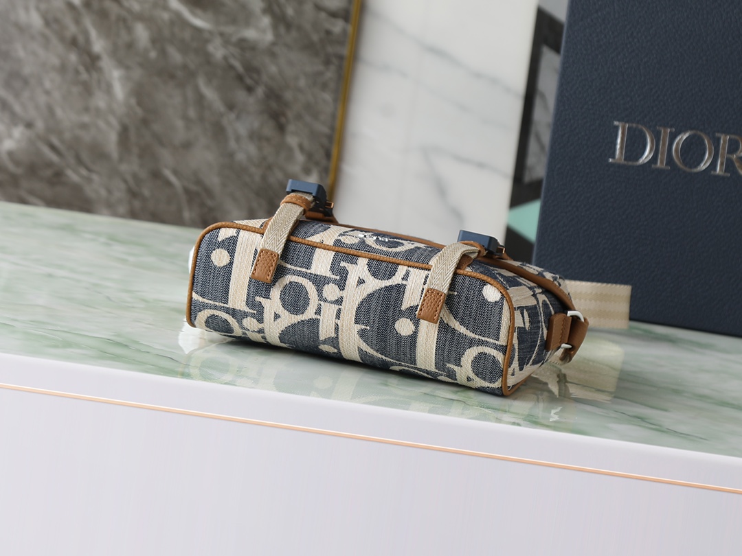 Dior Messenger Bag Cow Leather Brown L