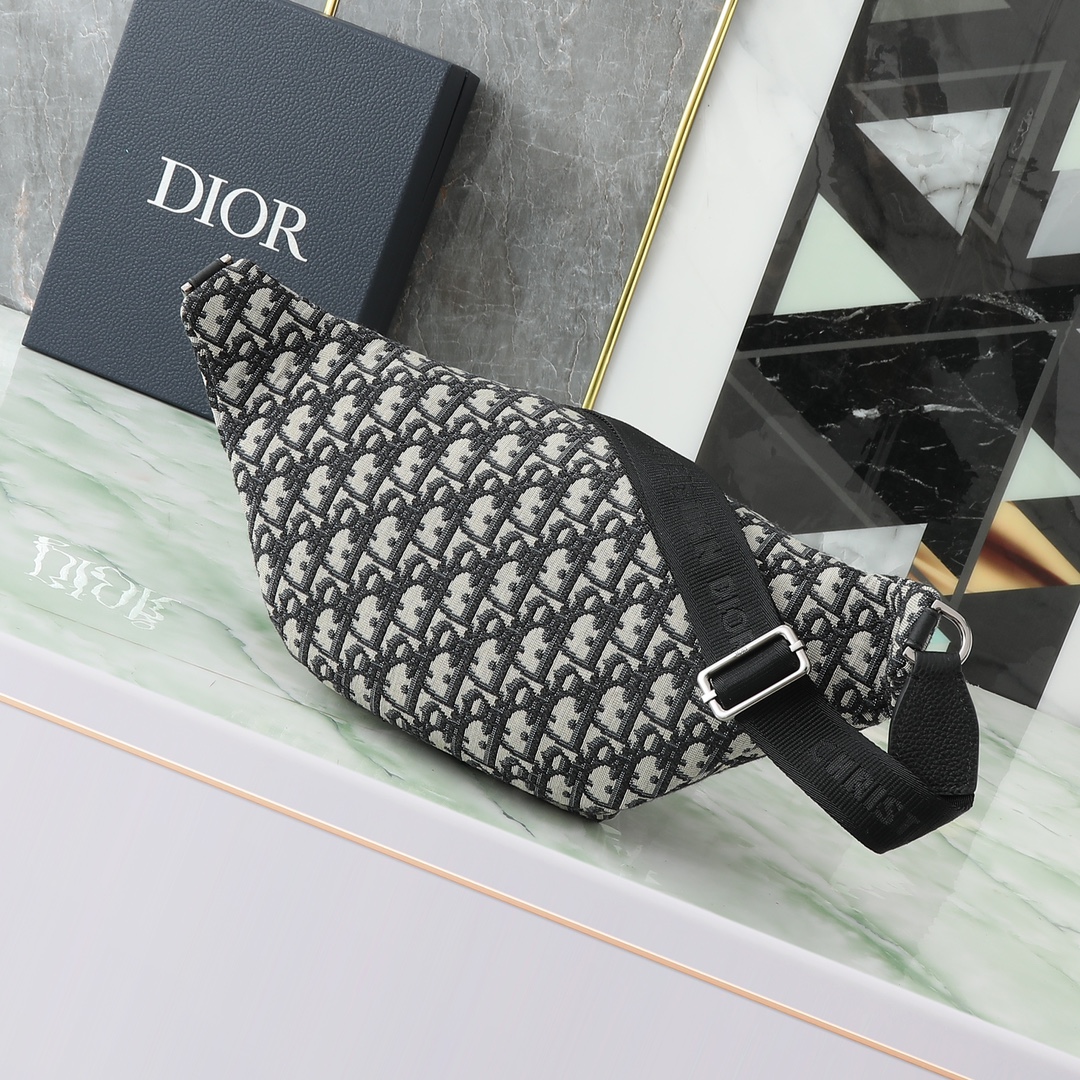 Dior Basic Bag Cow Leather Black L-s