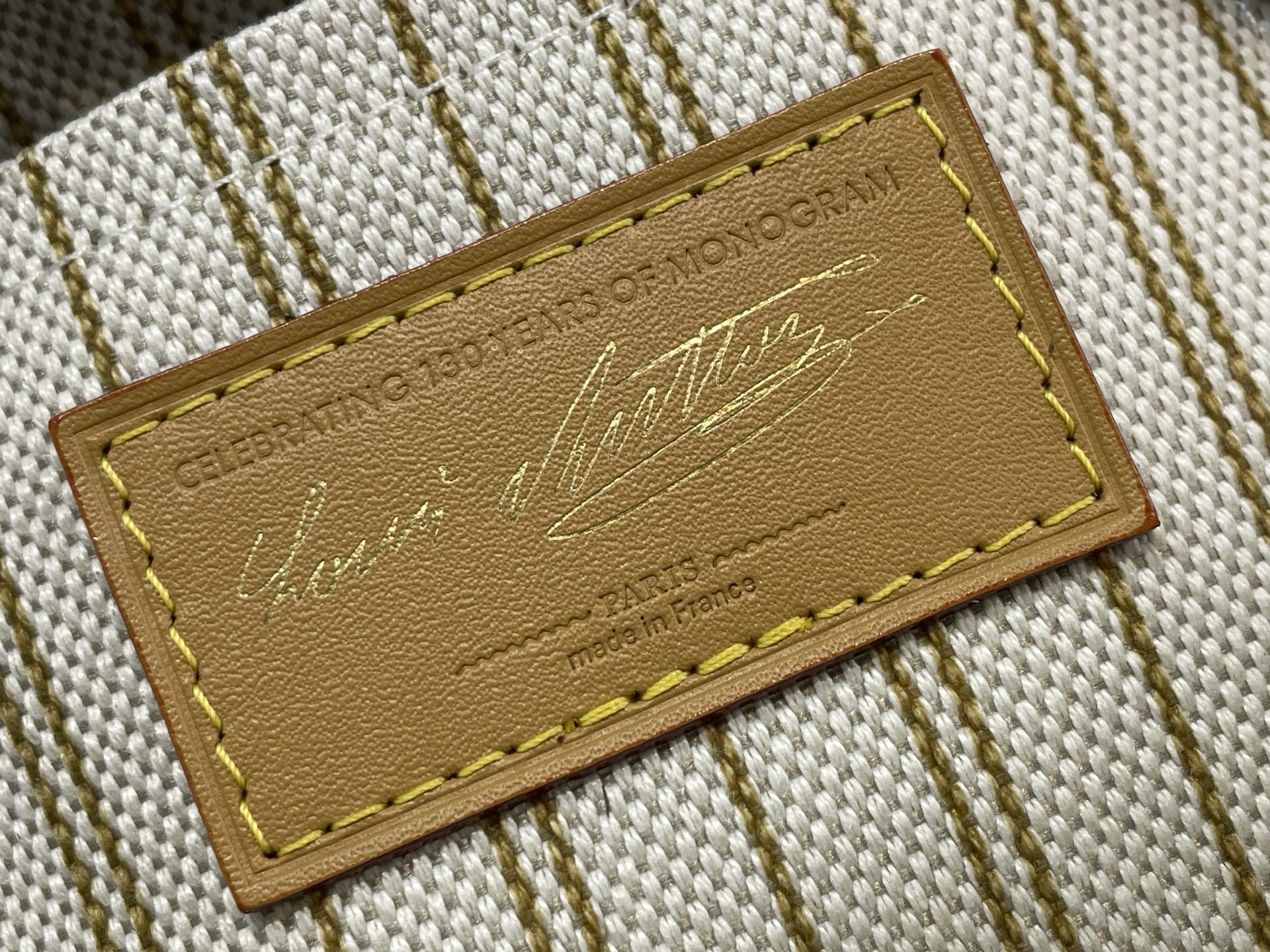 Louis Vuitton Basic Bag Cow Leather White M-l-s