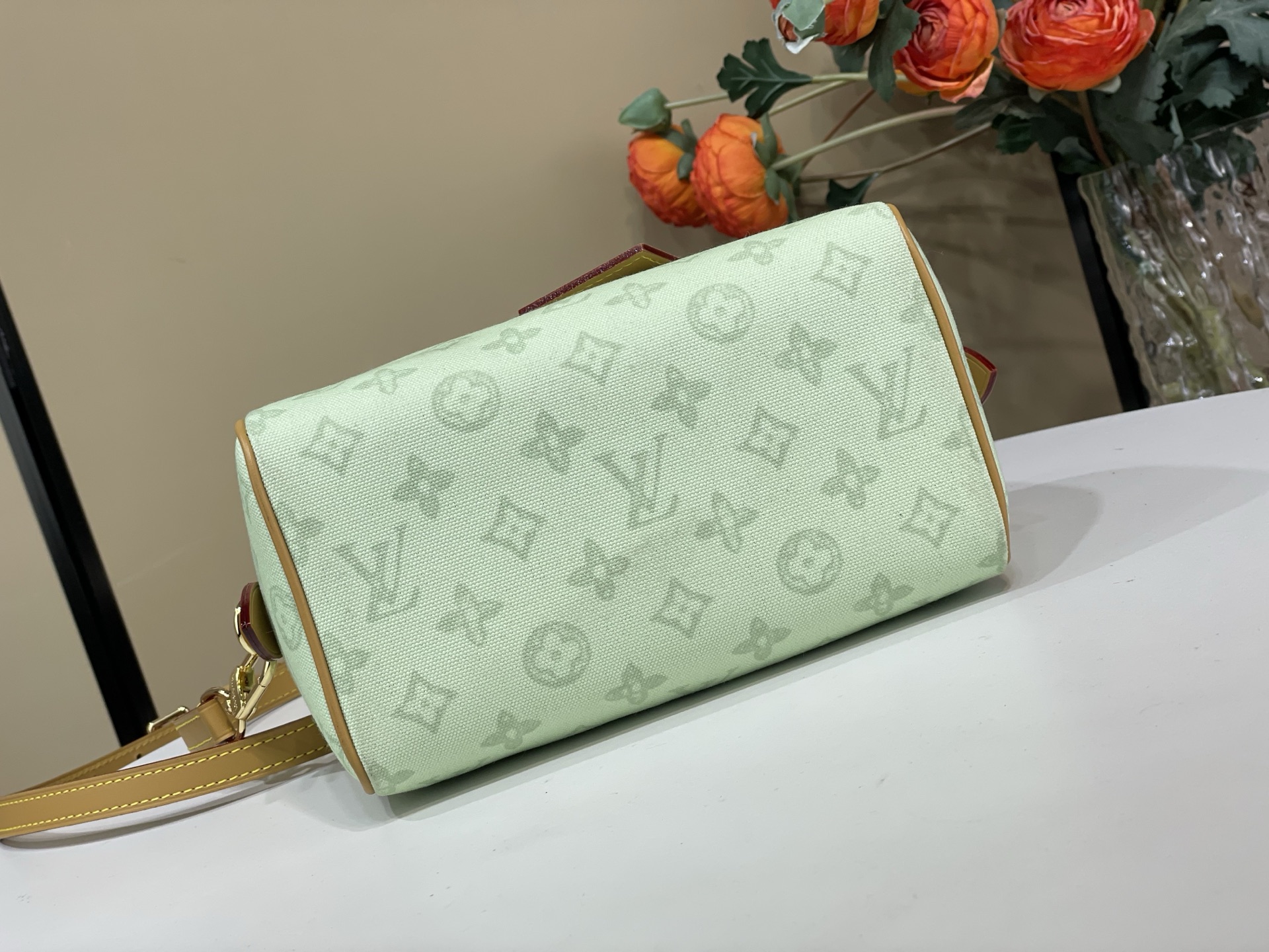 Louis Vuitton Basic Bag Cow Leather White M-l-s