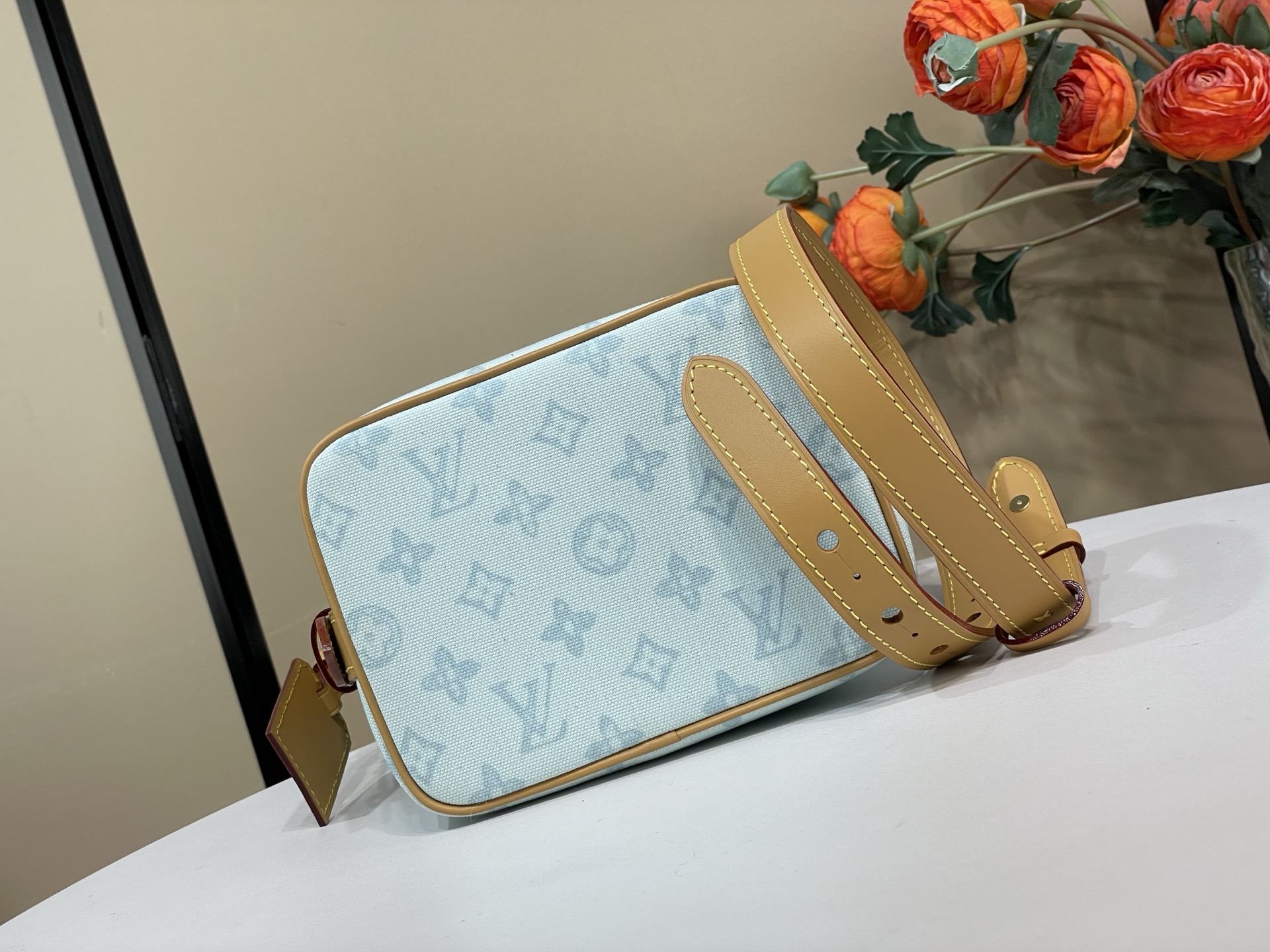 Louis Vuitton Basic Bag Canvas Gold M-l