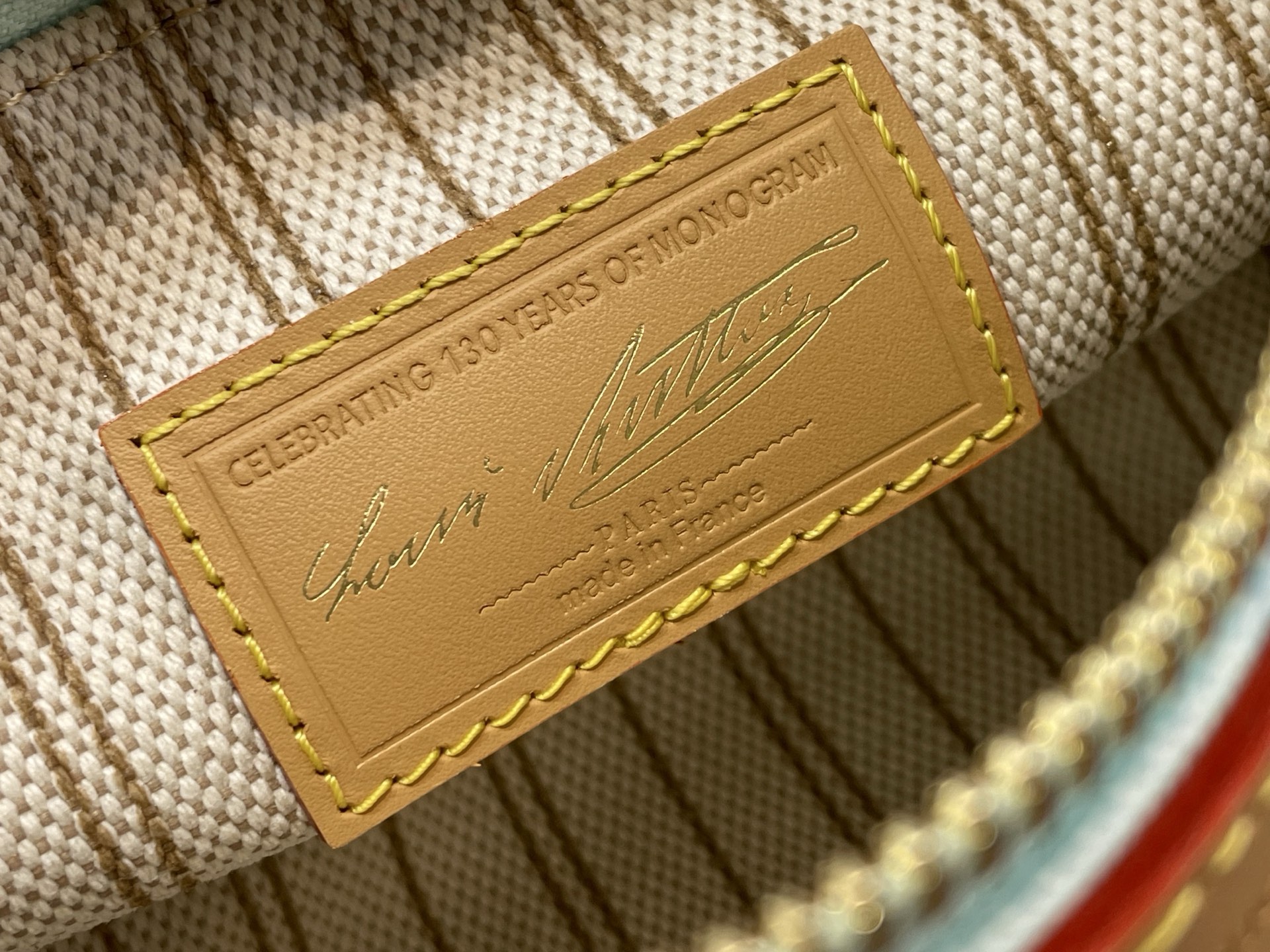 Louis Vuitton Basic Bag Cow Leather Blue M-l-s