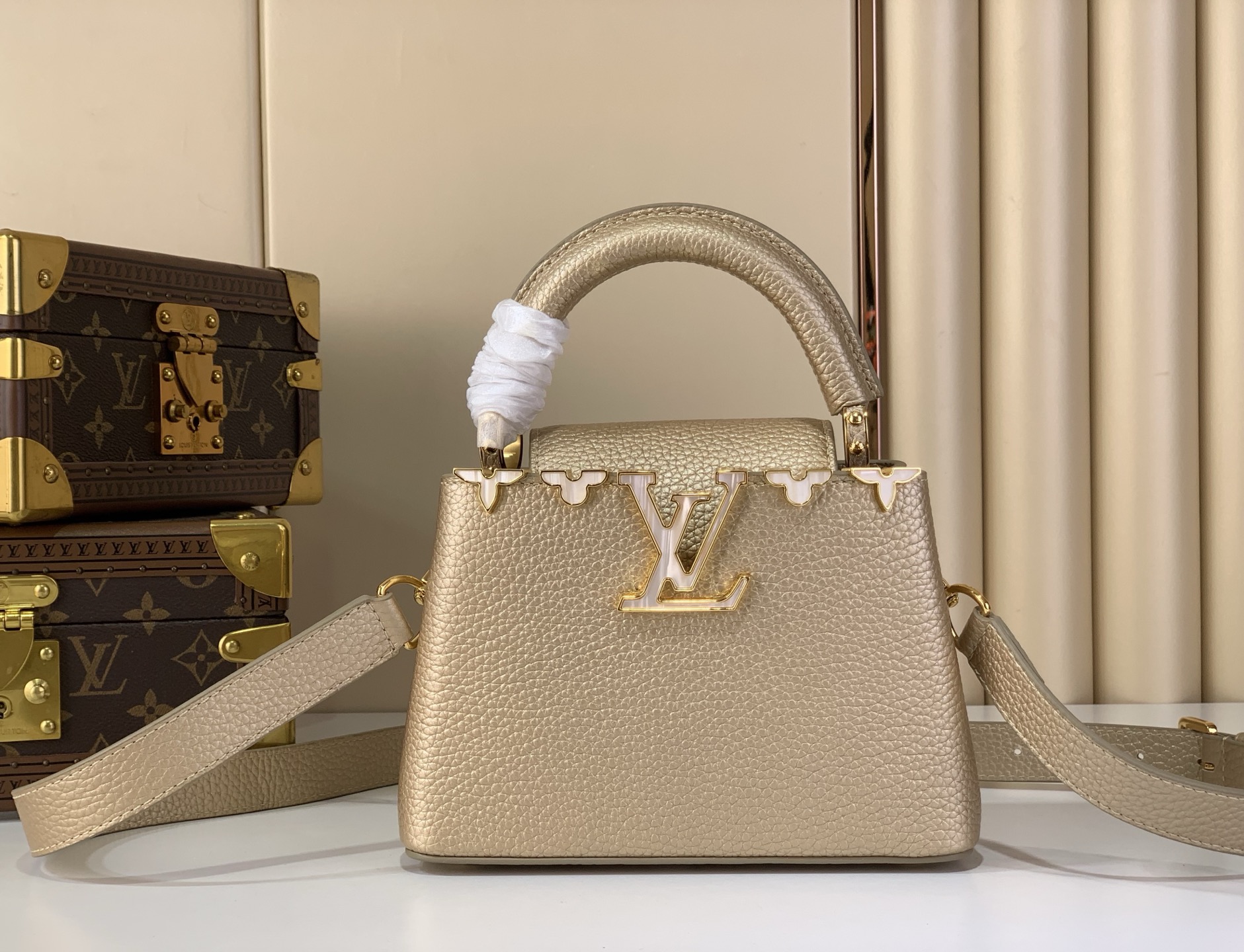 Louis Vuitton Basic Bag Gold M-l-s