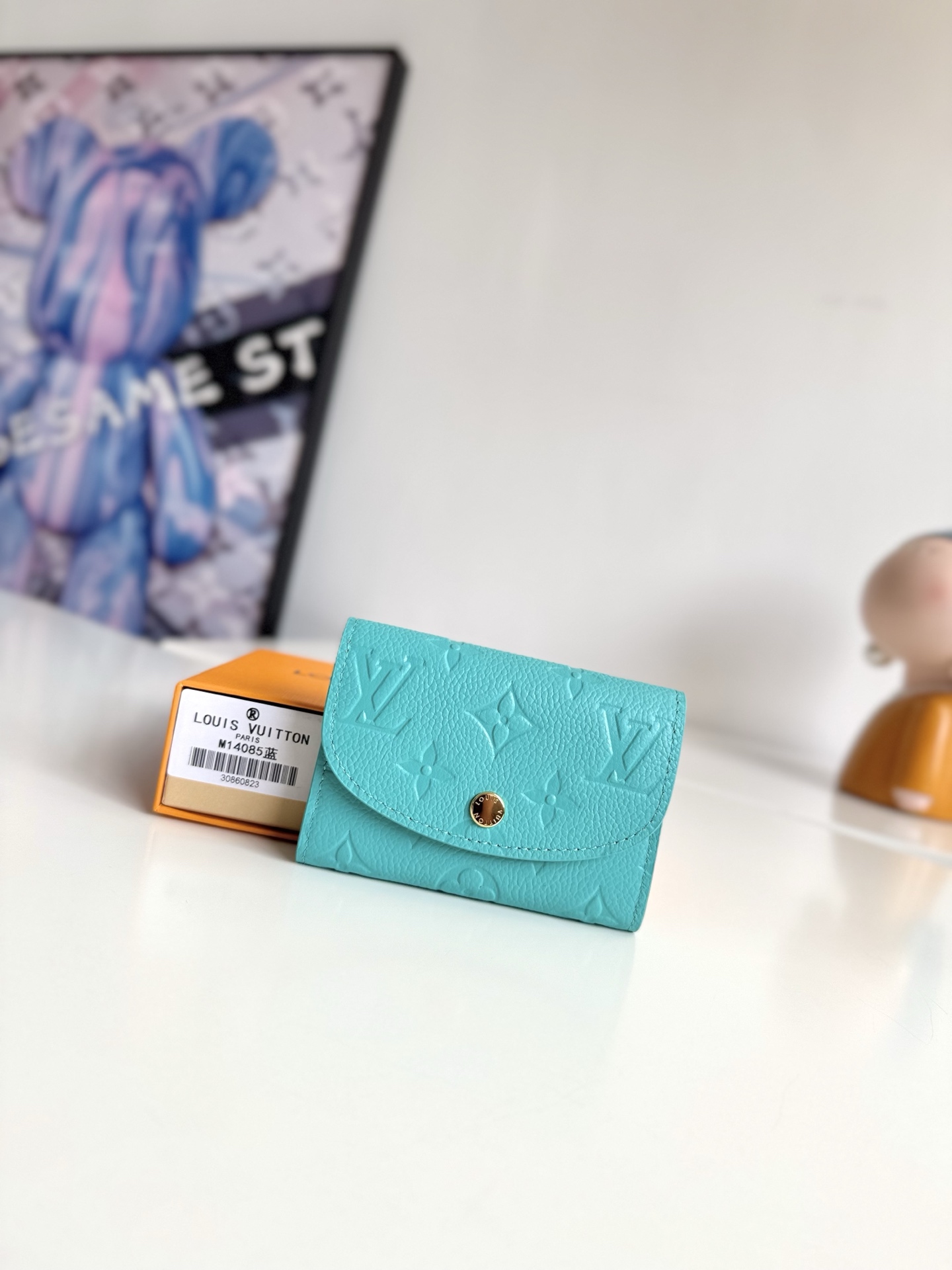 Louis Vuitton Basic Bag Canvas Blue M-l-s