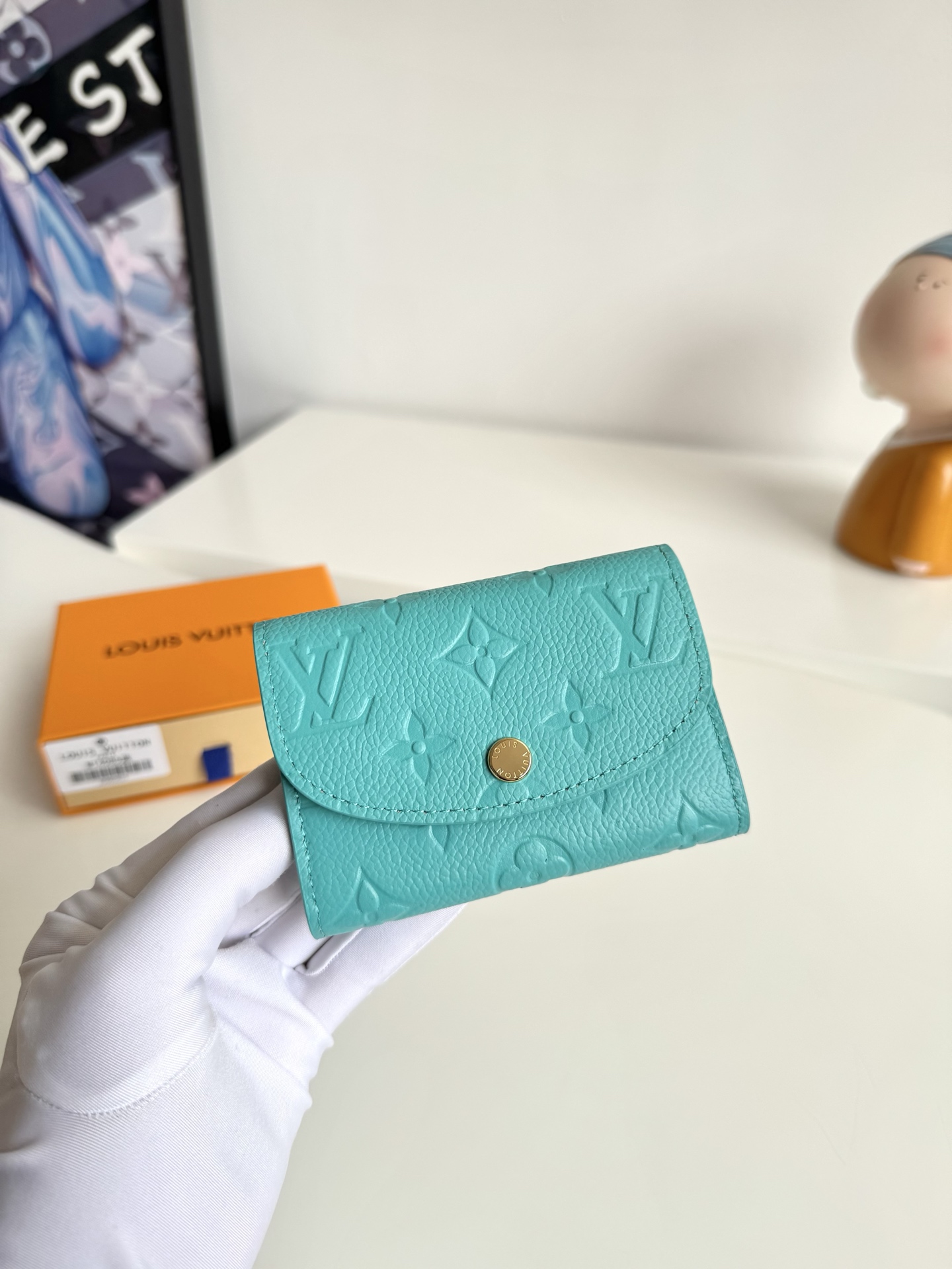 Louis Vuitton Basic Bag Canvas Blue M-l-s