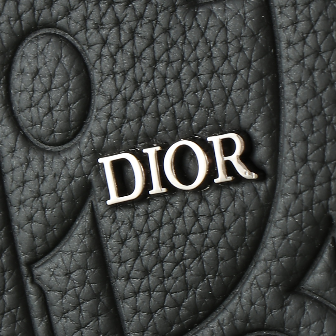 Dior Basic Bag Cow Leather Black Foldable L-s-242l