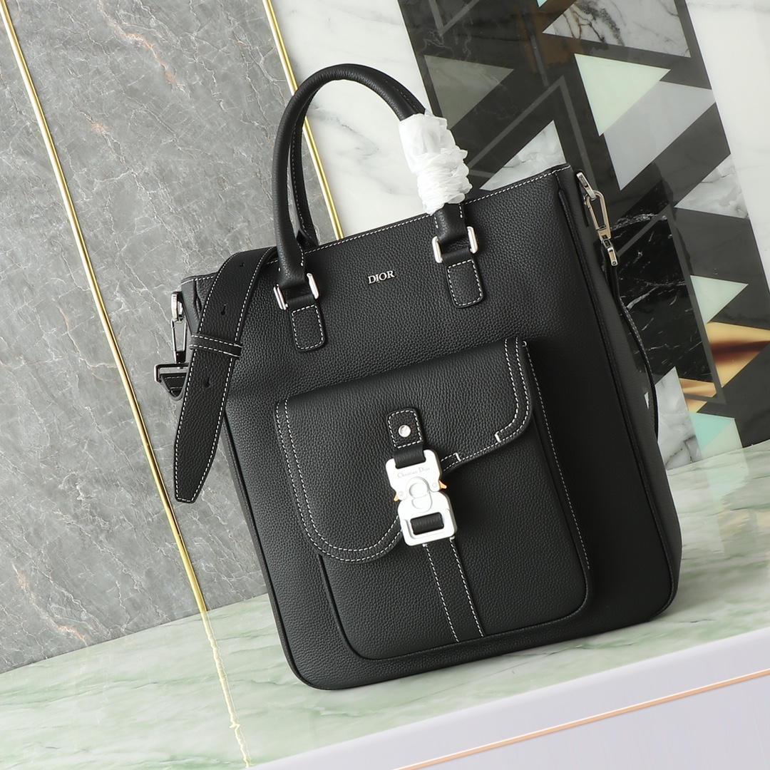 Dior Basic Bag Cow Leather Black S