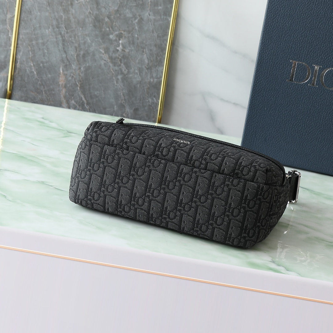 Dior Basic Bag Cow Leather Black L-s