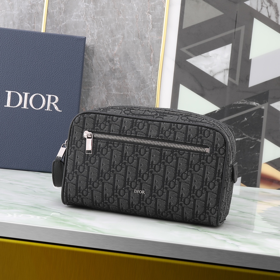 Dior Basic Bag Cow Leather Black L-s