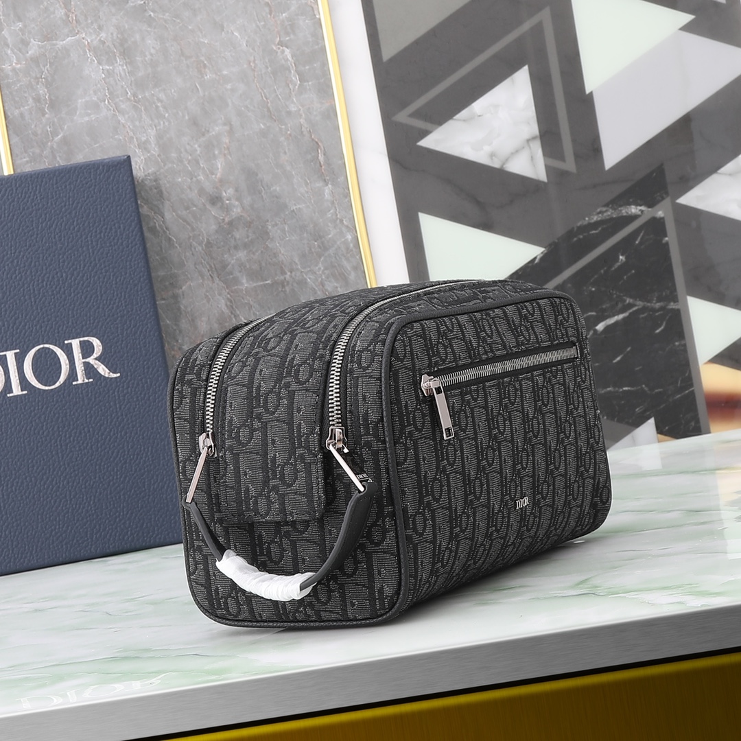 Dior Basic Bag Cow Leather Black L-s