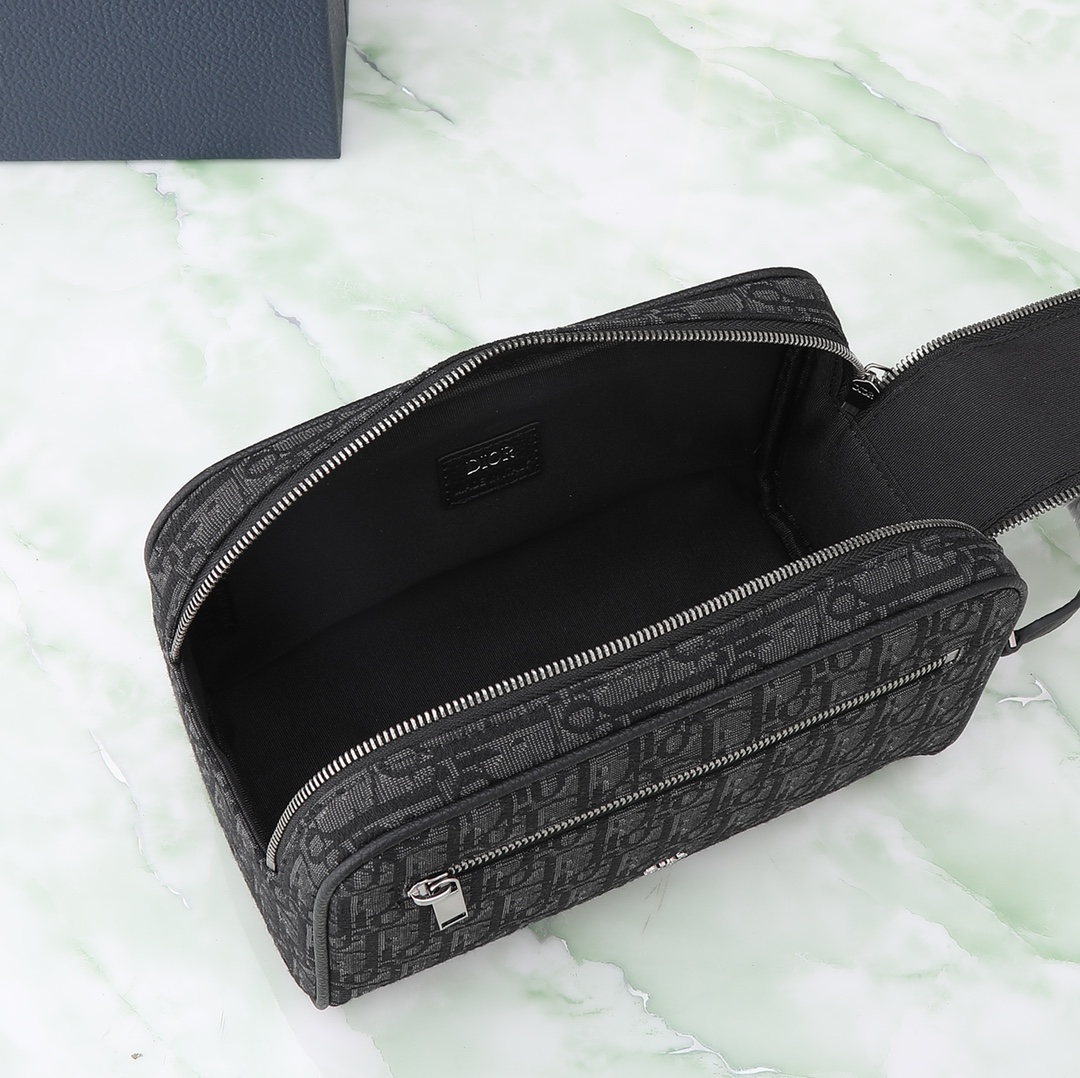 Dior Basic Bag Cow Leather Black L-s