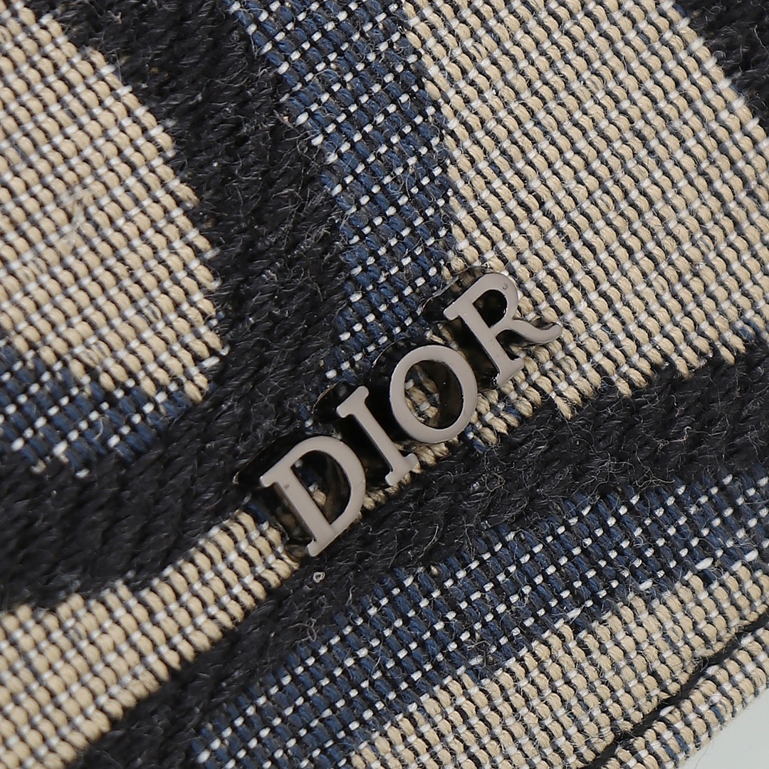 Dior Clutch Bag Cow Leather Black L-xl-s