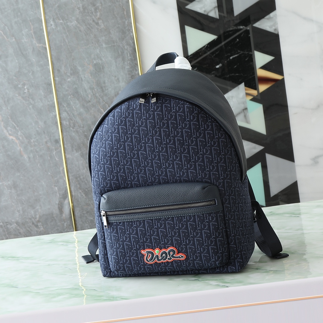 Dior Shoulder Bag Cow Leather Red L-s