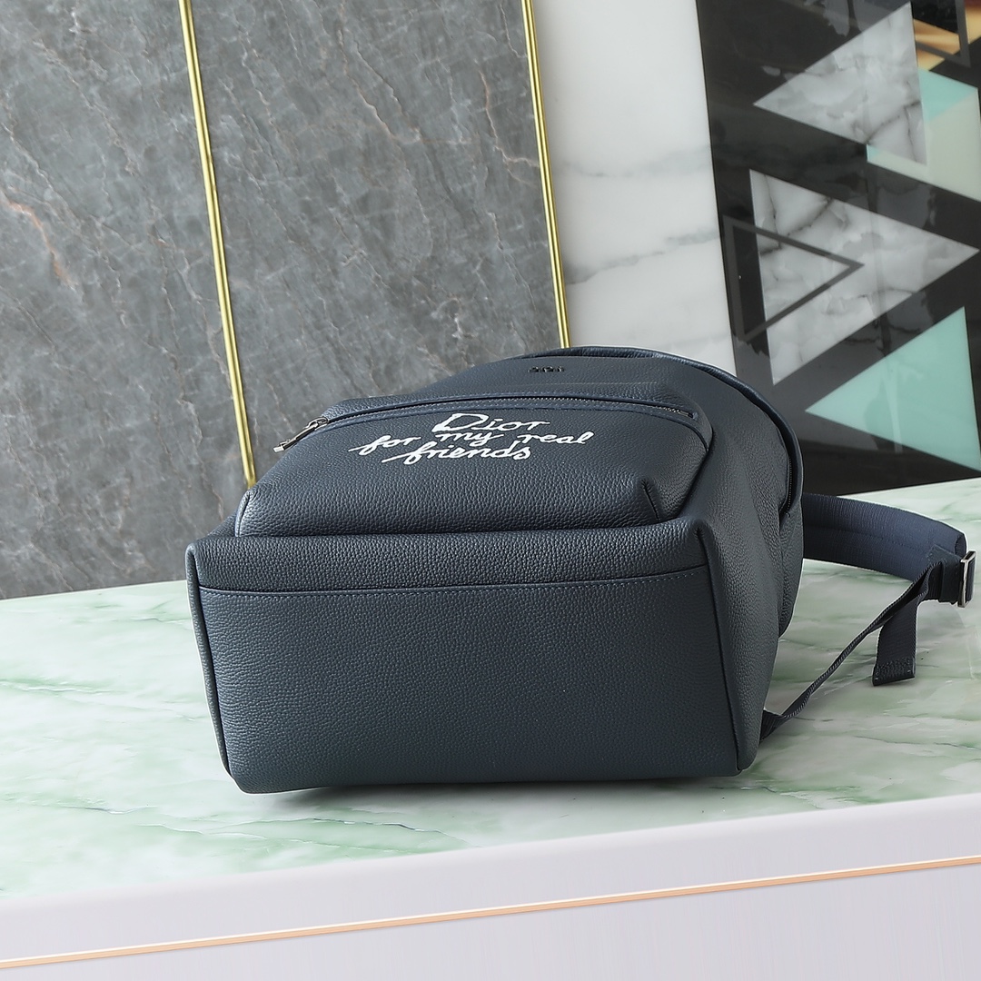 Dior Shoulder Bag Cow Leather White M-l-s