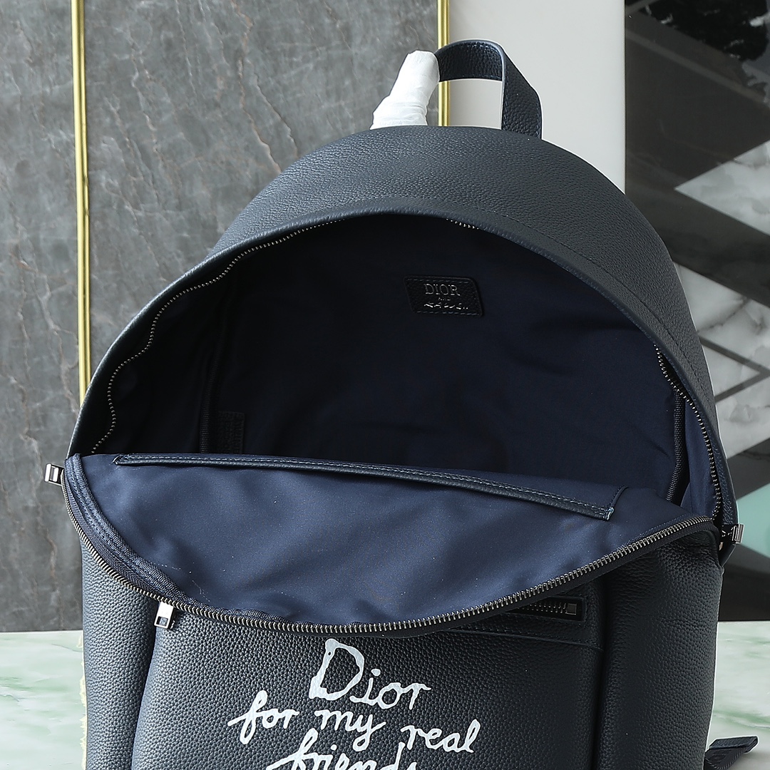 Dior Shoulder Bag Cow Leather White M-l-s