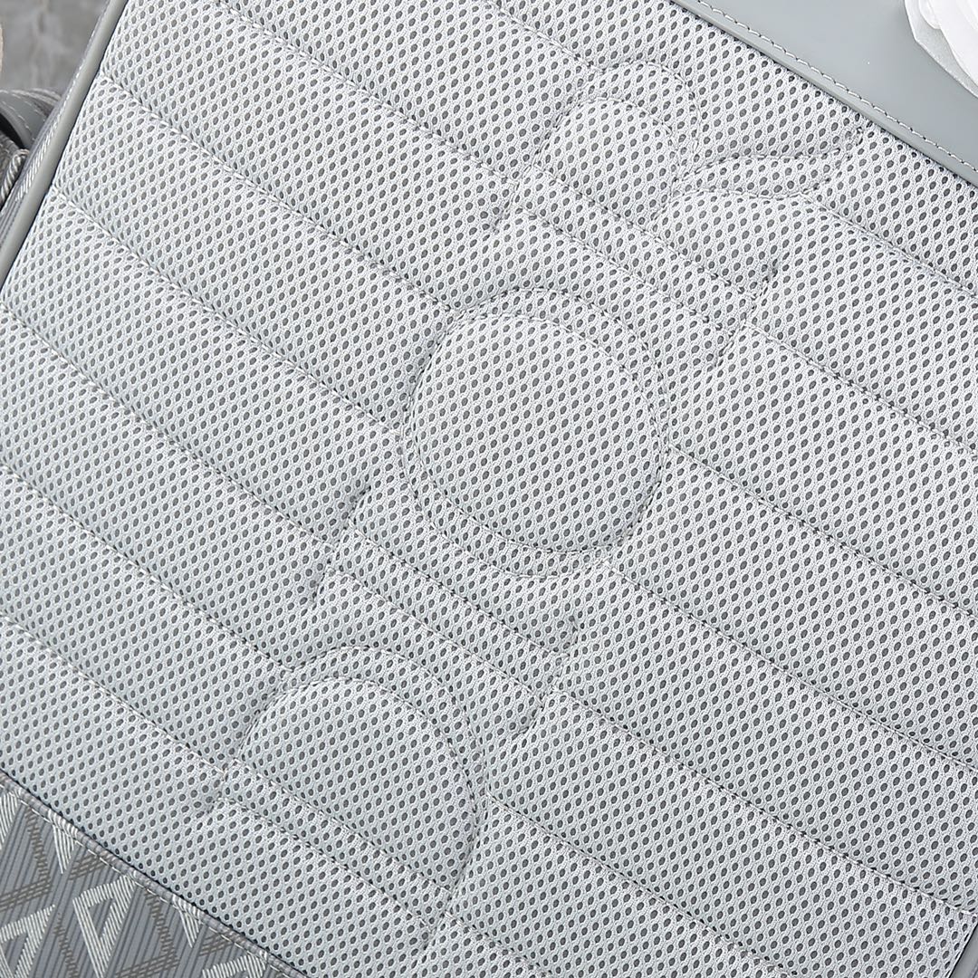 Dior Shoulder Bag Cow Leather Gray M-s